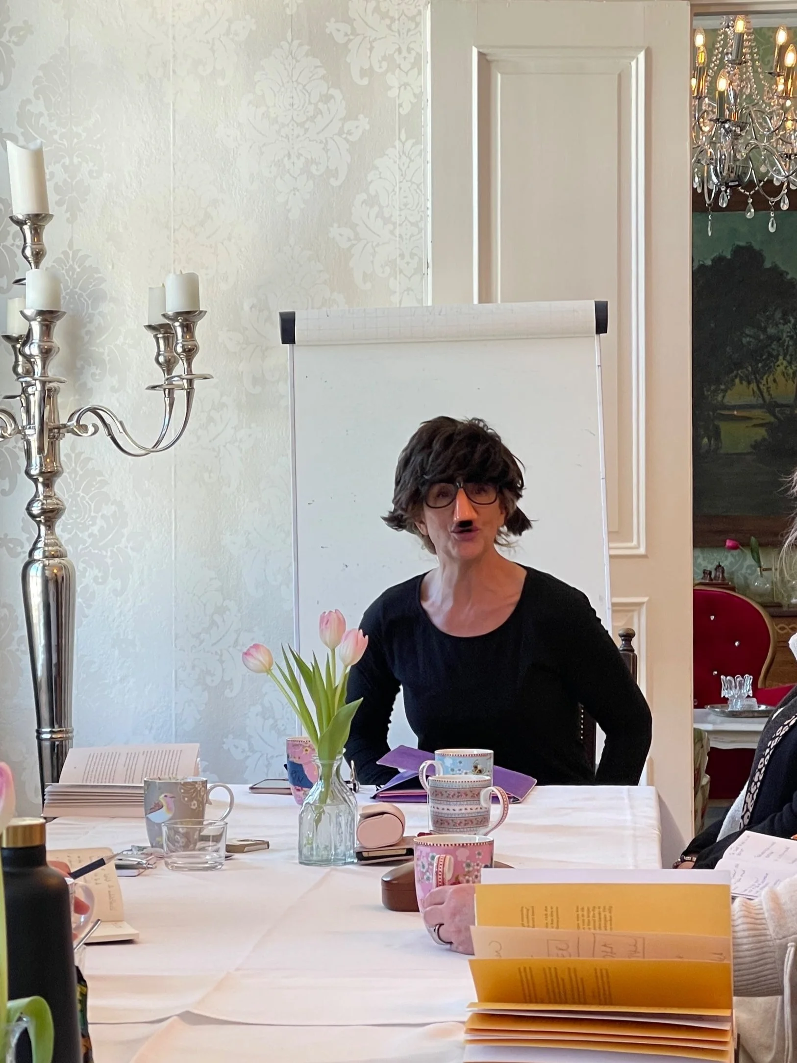 Humor retreat med Karin Adelsköld.