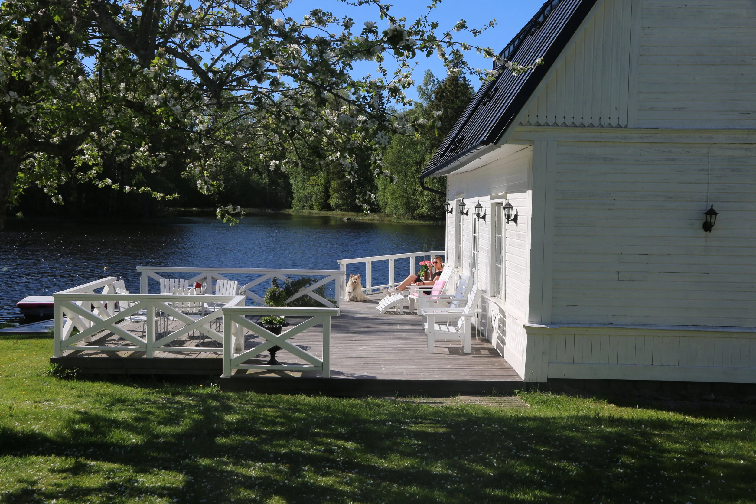 Det finna alltid tid att sitta ner, lyssna på fåglar och bara vara på våra underbara retreat.