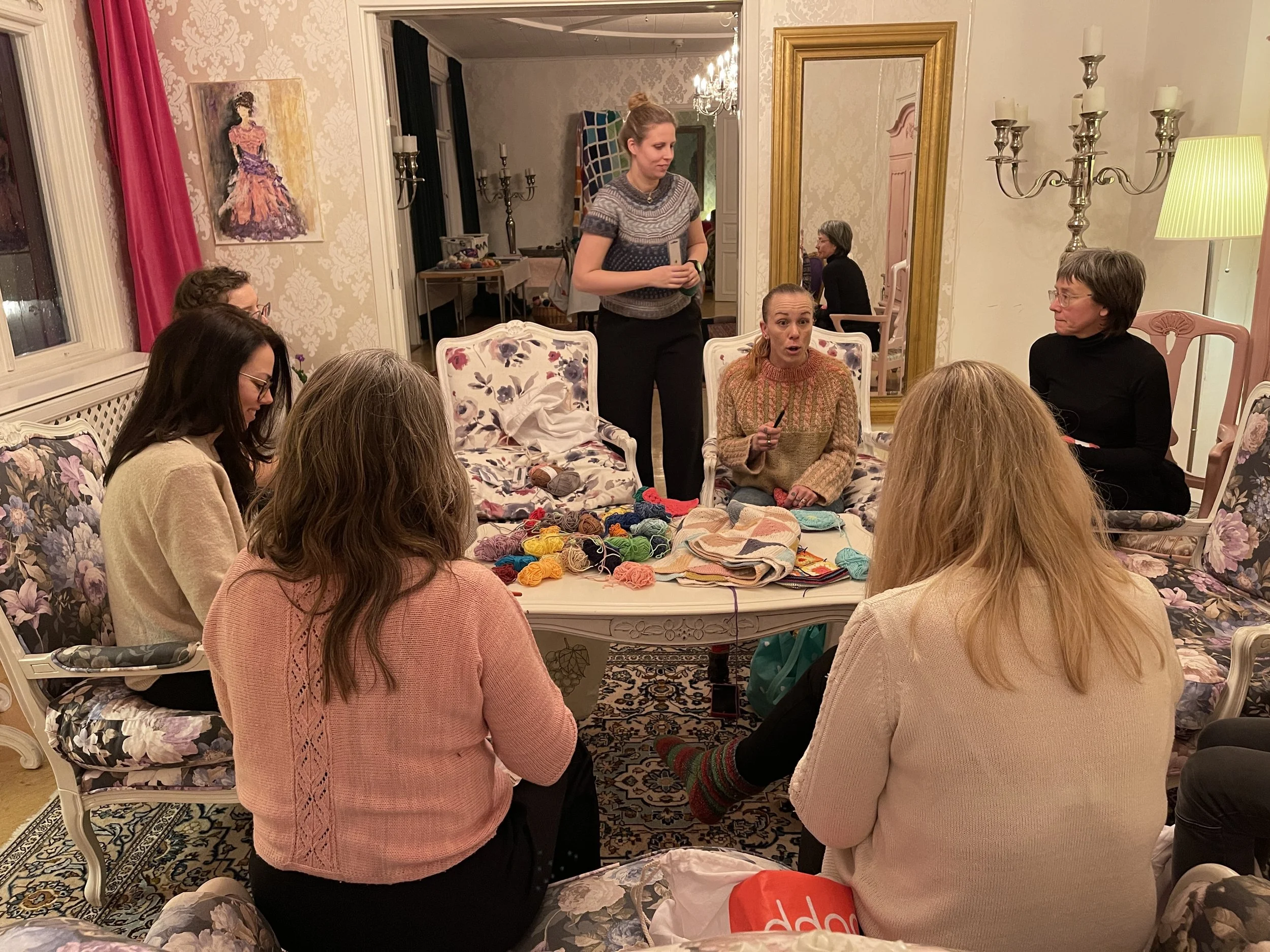 Stickhelg med workshop.