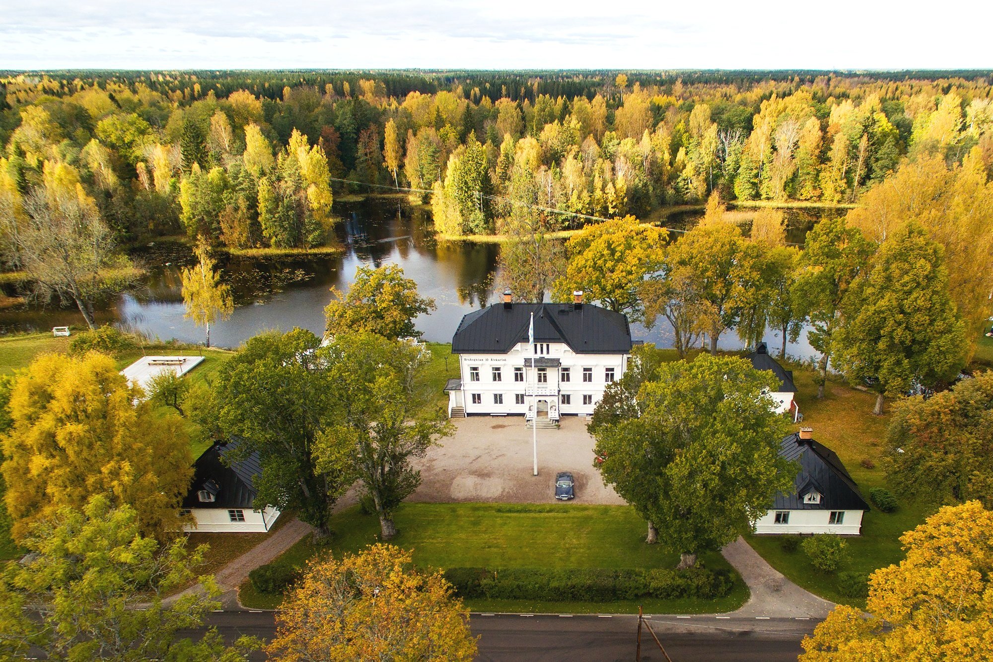 Höst på underbara retreat.