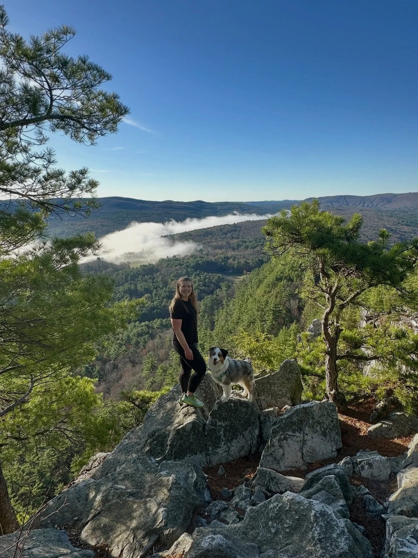 Snoozed my first alarm, so I saw sunrise from the road instead of from the summit. And yet, yesterday was more magical than I could&rsquo;ve ever wished for.

From the fog rolling in, to the day&rsquo;s only window of sun shining (before the clouds c