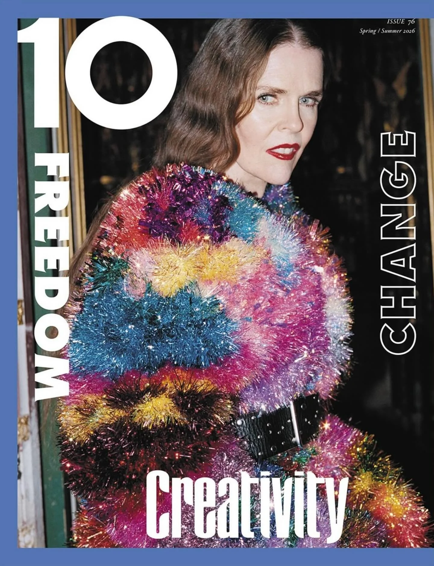 @lindersterling wears @ashish for @10magazine ISSUE 76 &ndash; CREATIVITY, CHANGE, FREEDOM.

@lindersterling A cult figure since the 1970s, her work is immediate, visceral, subversive, glamorous, political, cathartic and often incredibly funny. But i