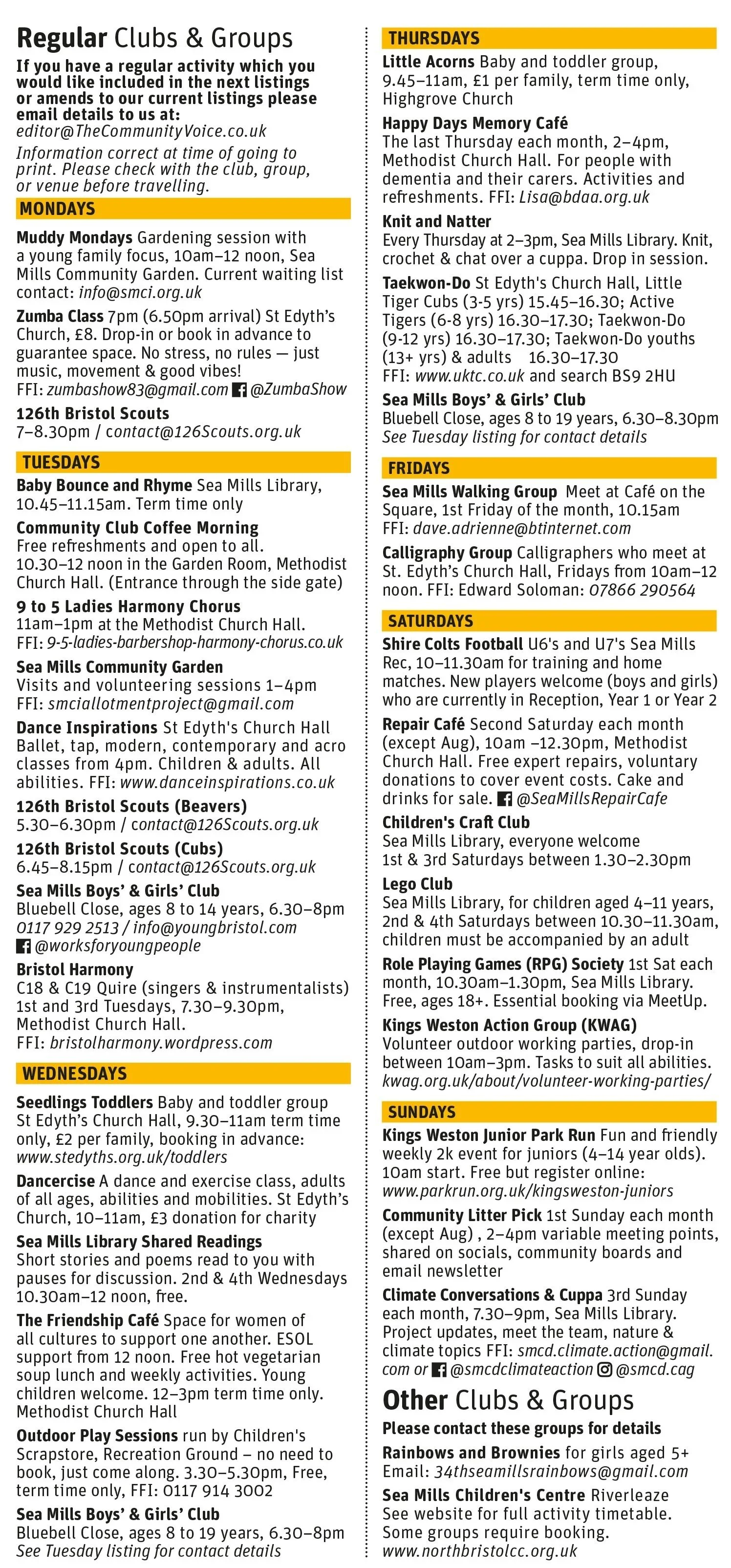 The Community Voice Summer 2026
 