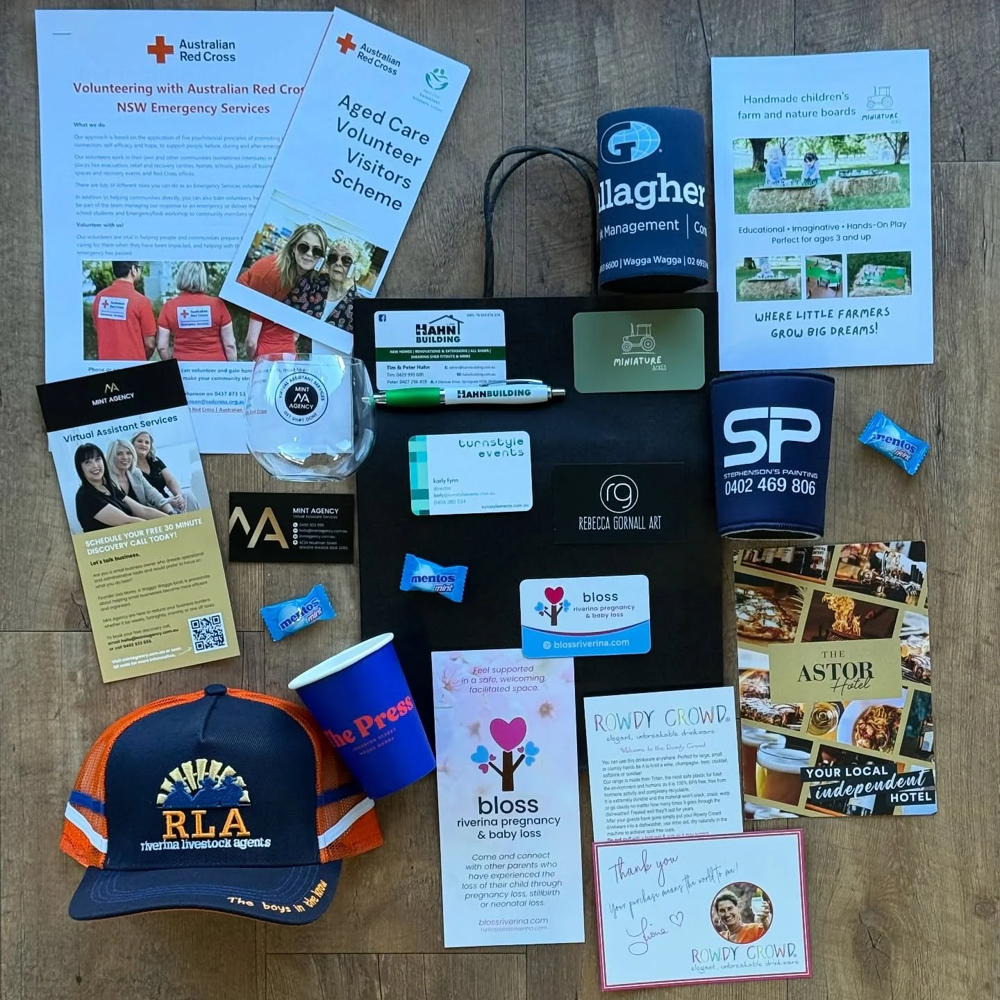 Thank you to the following businesses and organisations who contributed to last Friday’s Business Breakfast goodie bag. Feel free to support these amazing local businesses and organisations by following their Instagram profile 😉
@blossriverin