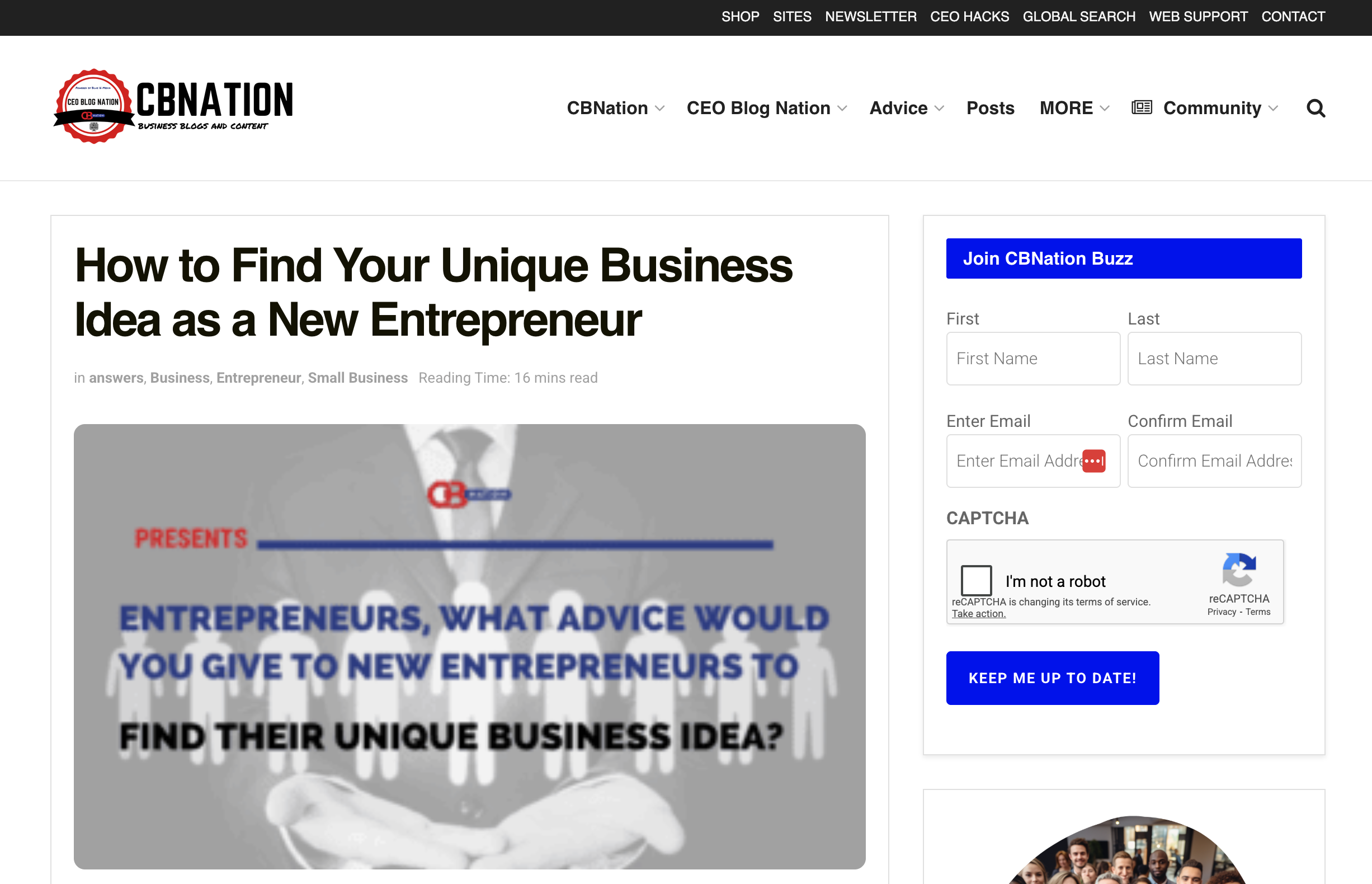 How to Find Your Unique Business Idea as a New Entrepreneur.