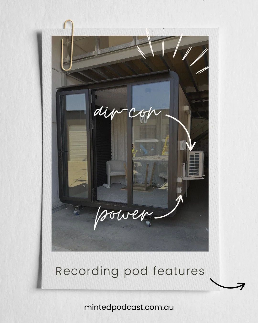 Behind the scenes of the 𝙢𝙞𝙣𝙩.𝙚𝙙 recording pod. 🎙️ 

We can&rsquo;t help but share more of this space. It&rsquo;s a total game changer for our podcast production. Huge thanks to The Streaming Guys for setting us up with such an innovative, tra