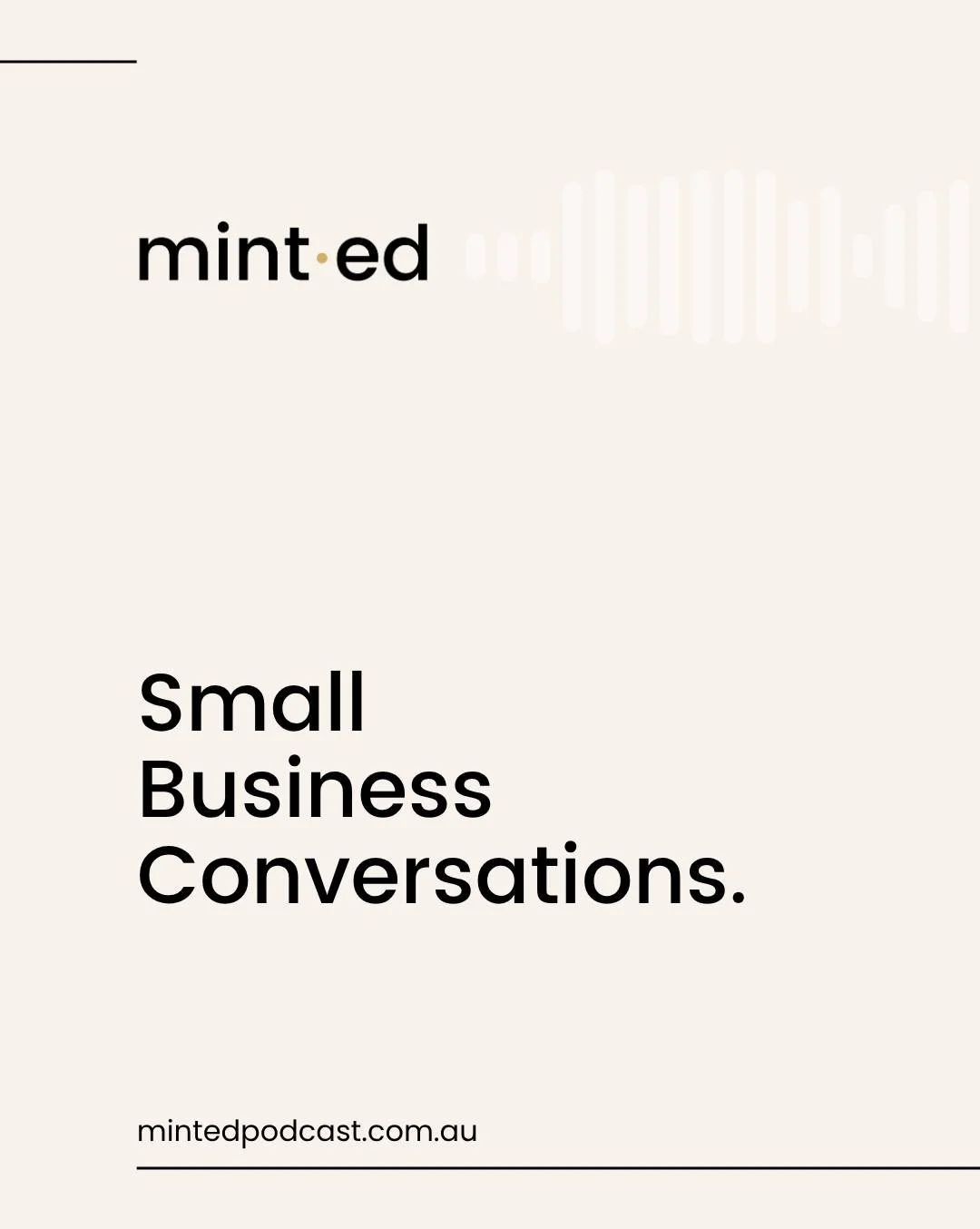 Every guest on the 𝙢𝙞𝙣𝙩.𝙚𝙙 podcast is personally handpicked by Lisa. People she&rsquo;s met across her years in business. They share stories that deserve to be heard and lessons that can genuinely inform your entrepreneurial journey.

If you&rs