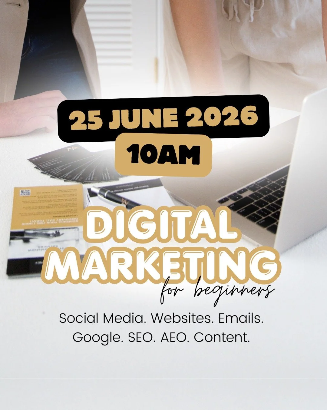 Struggling to market your small business? Want clear, practical ways to use digital marketing to grow brand awareness in a world of changing algorithms and AI? Lisa will run a jam packed 2 hour session covering what&rsquo;s working for the small busi
