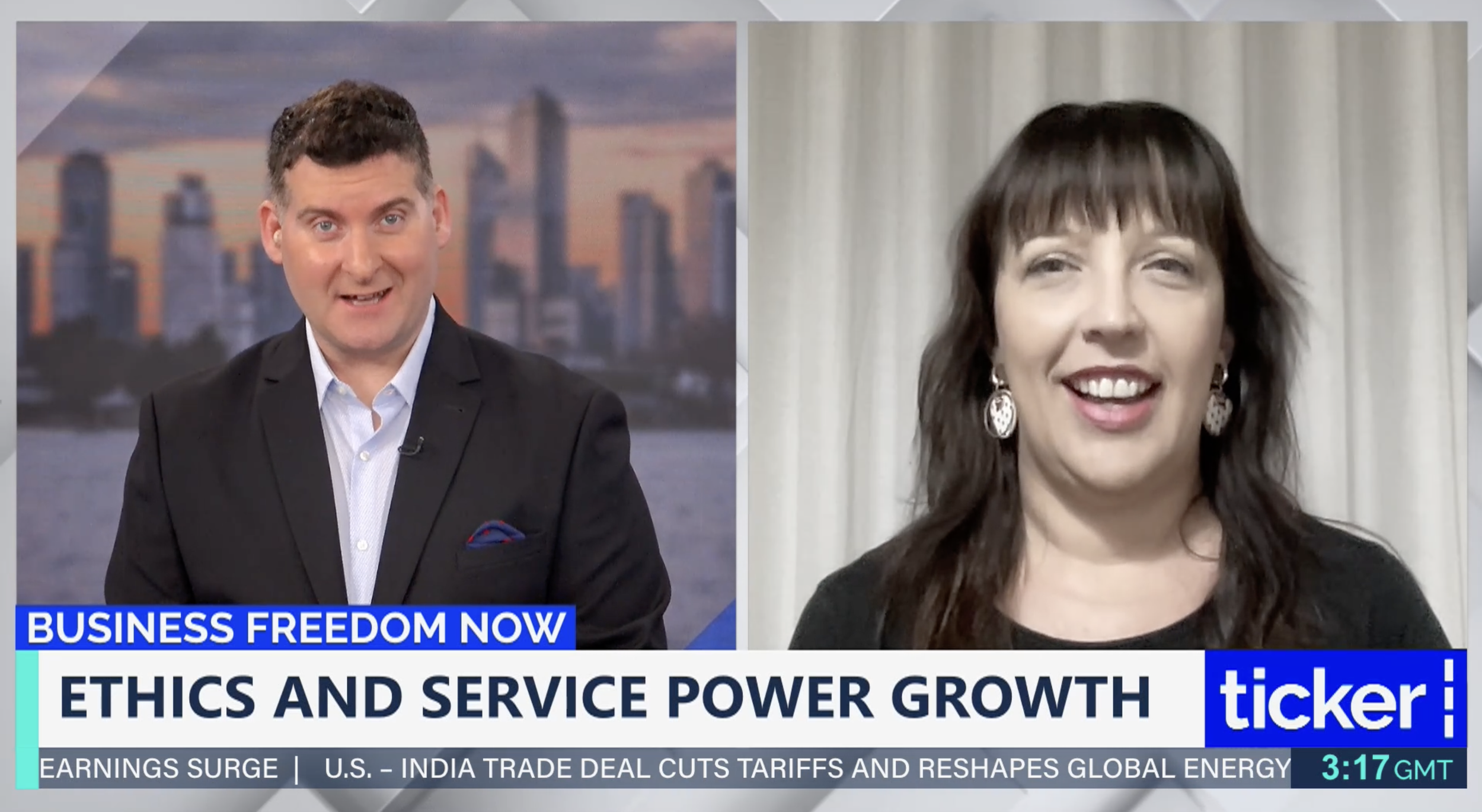 Ethics and service power growth.