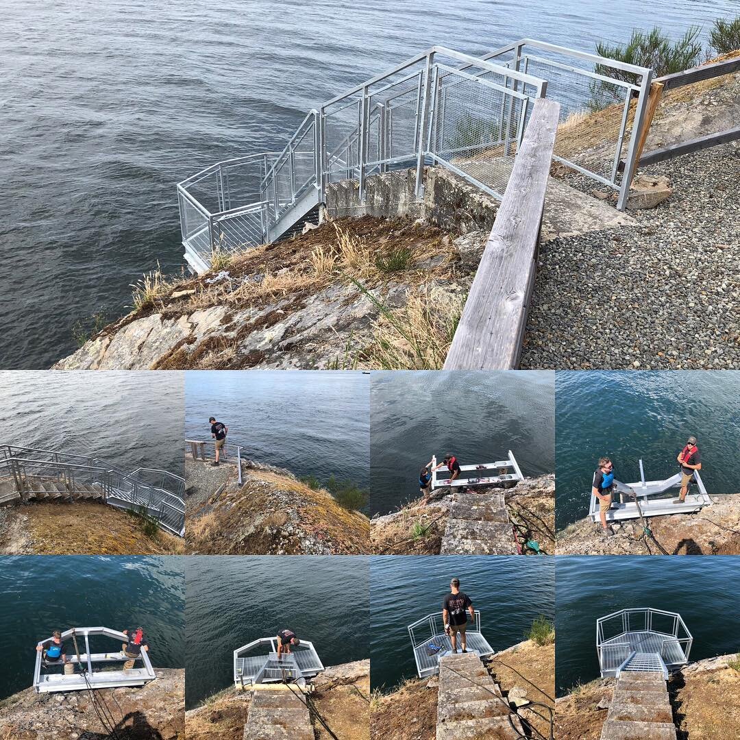 Whale observation deck in the southern gulf islands  #whale #ocean #deck