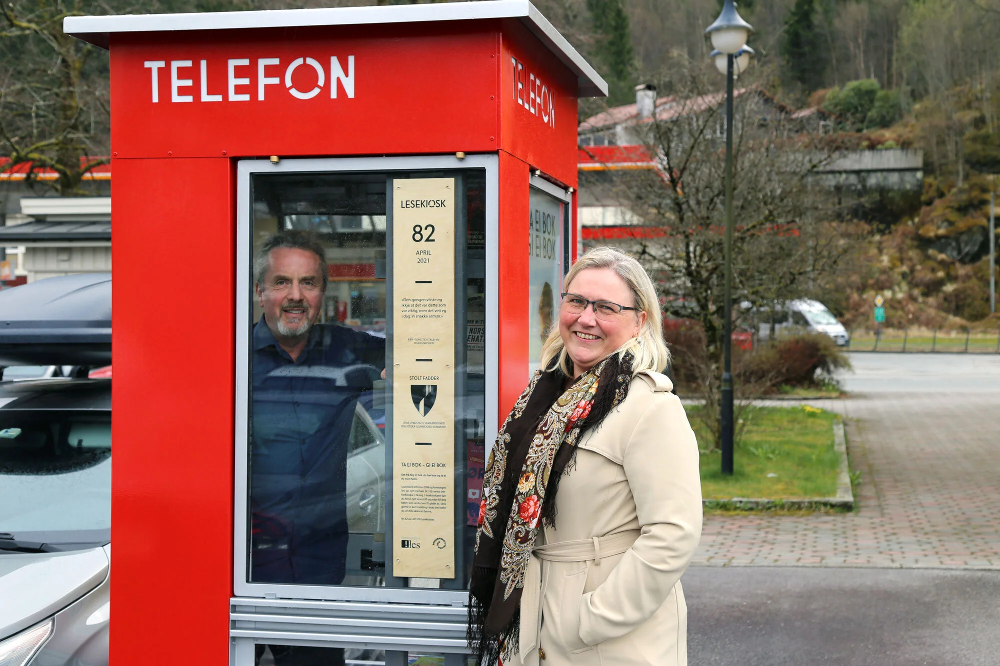 Førde har fått lesekiosk