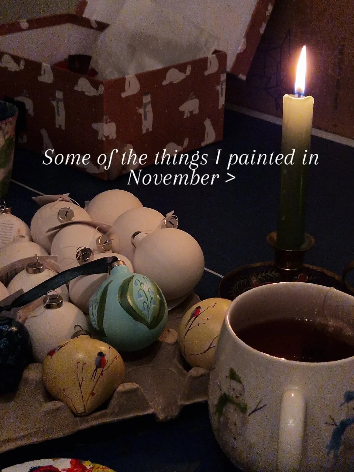 I know, it is already the 4th of December but I have been so stuck in my little bubble of packing orders and preparing for the market I am attending this weekend I forgot to post some of my favourite November creations. 🥹💕✨️

In all honesty, Novemb