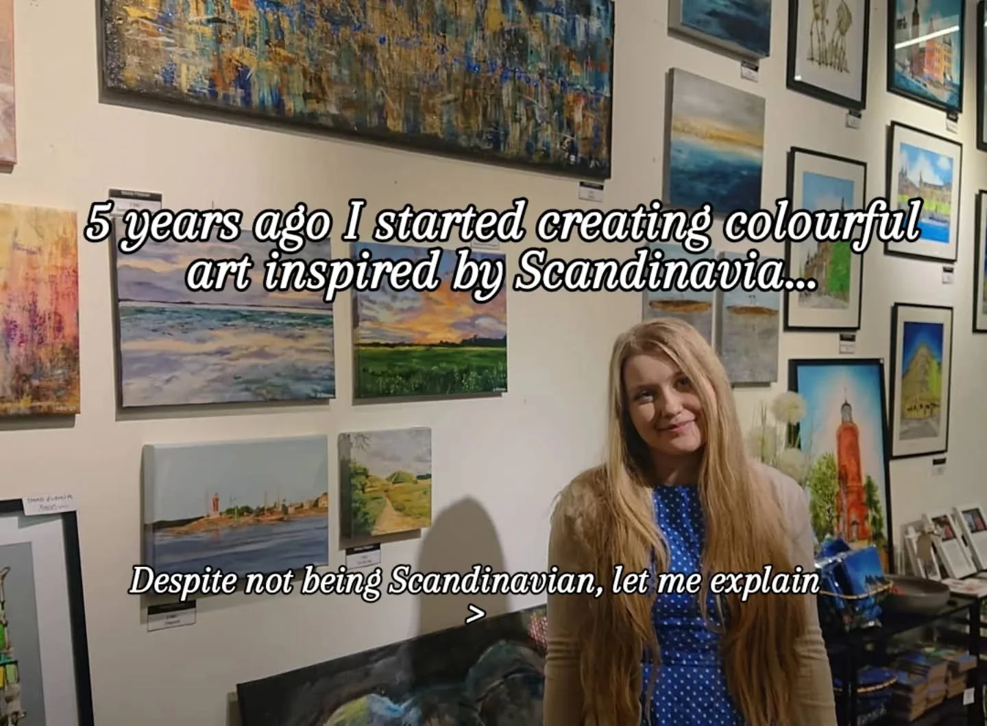 Yes, I create very Scandinavian inspired art despite not being from here by blood.
It is the closest to home I feel. ❤️
Growing up among all the traditions, knowing the pop culture, etc. My name is just a bit odd.

For many years I felt very embarras