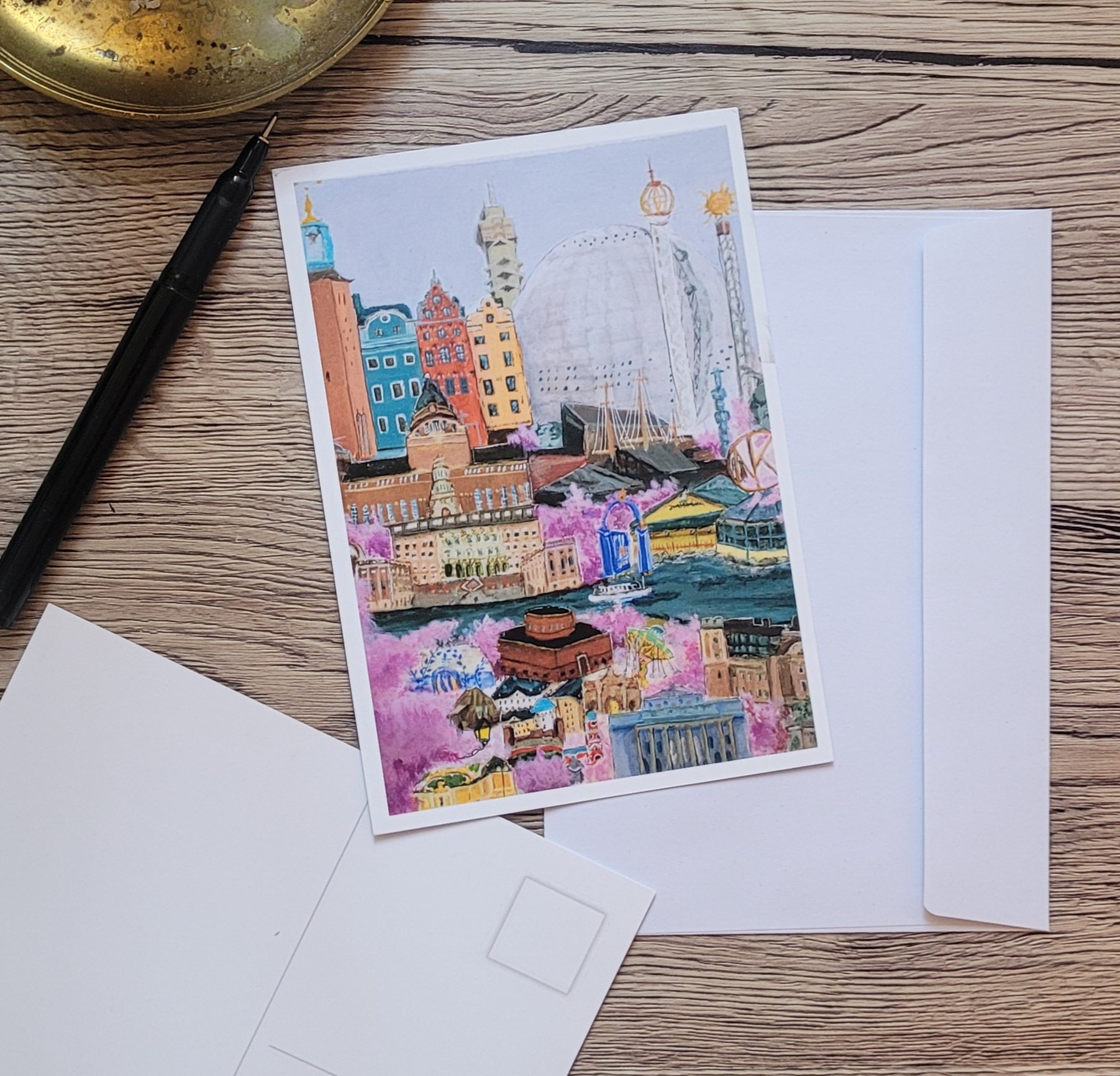 Tour of Stockholm Postcard