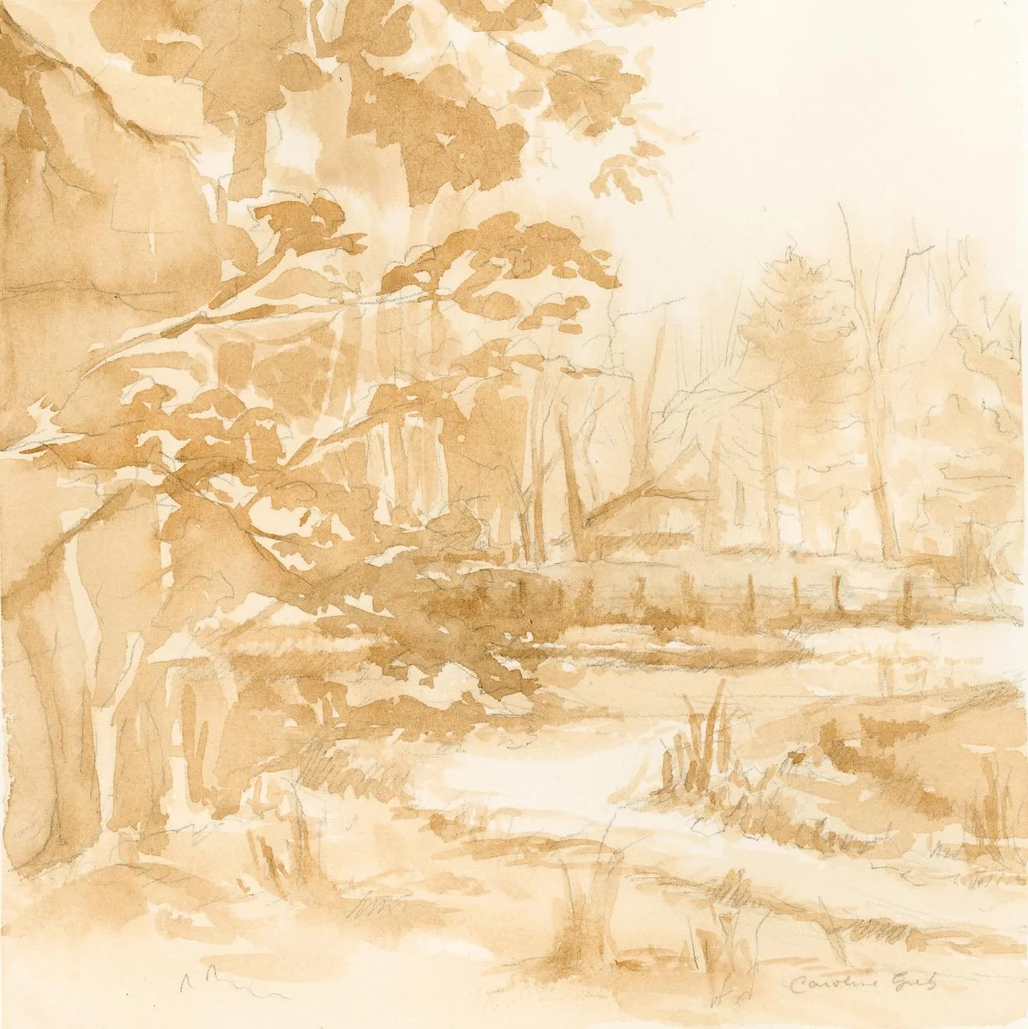 Don&rsquo;t be spooked! 👻 There are still a few hours to preorder a calendar! This is &ldquo;Autumn Bends,&rdquo; October&rsquo;s painting for next year, like a perfectly moody and cozy walk outdoors before coming inside for warm tea. Now we&rsquo;r