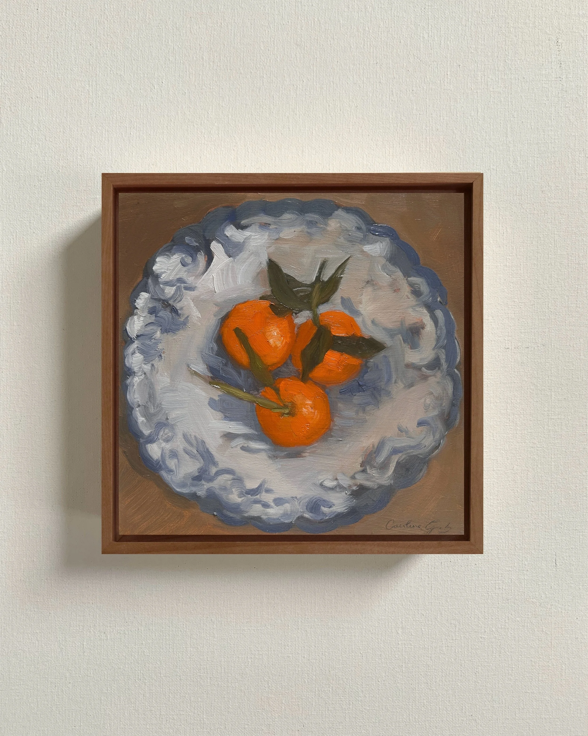 &ldquo;The Snack,&rdquo; 2026. Oil on panel, 8&rdquo;x8&rdquo;. 

Lately in the studio&hellip;canvasses are filling up and collections are forming! I&rsquo;m hoping for one (maybe two!) collection releases later this summer and then the 2027 calendar