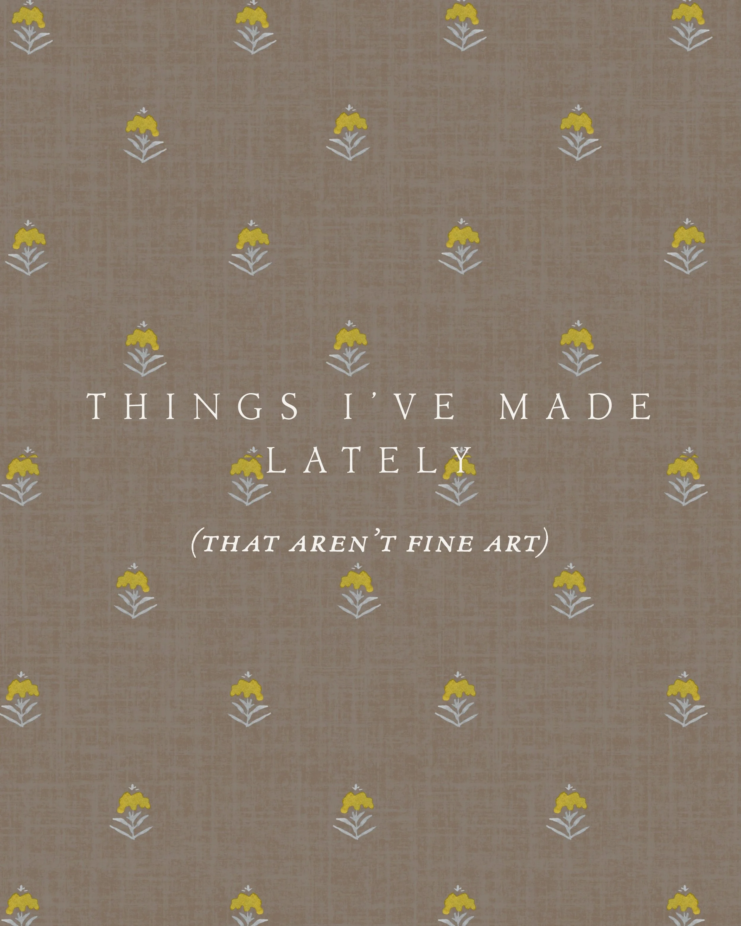 Note to self: stop saying &ldquo;ugh I didn&rsquo;t get anything done.&rdquo; This is not a post to try and flaunt all my accomplishments (far from it!) but a reminder that creativity can look so many different ways. Play is where creativity flourish