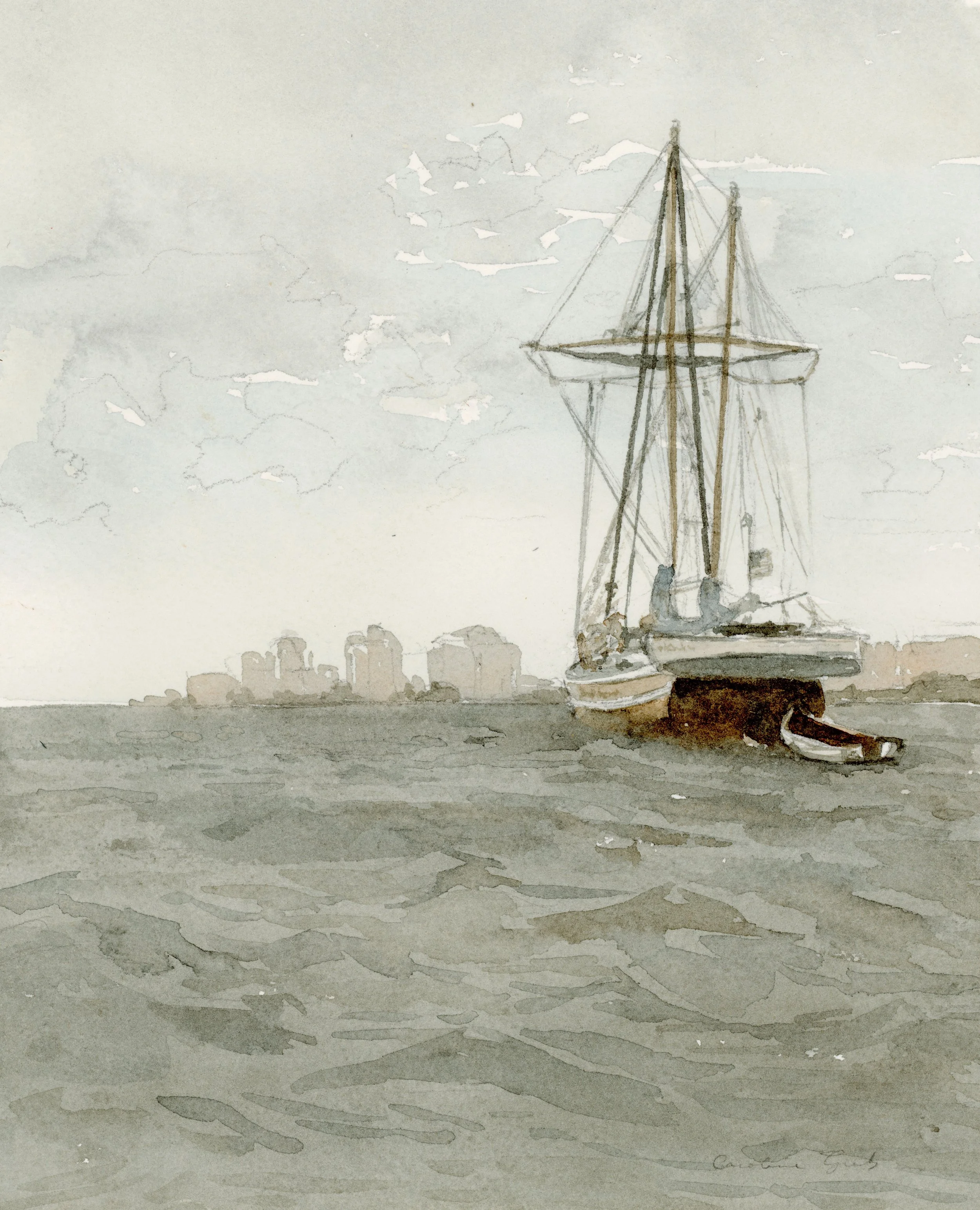 Adrift at Dusk Print