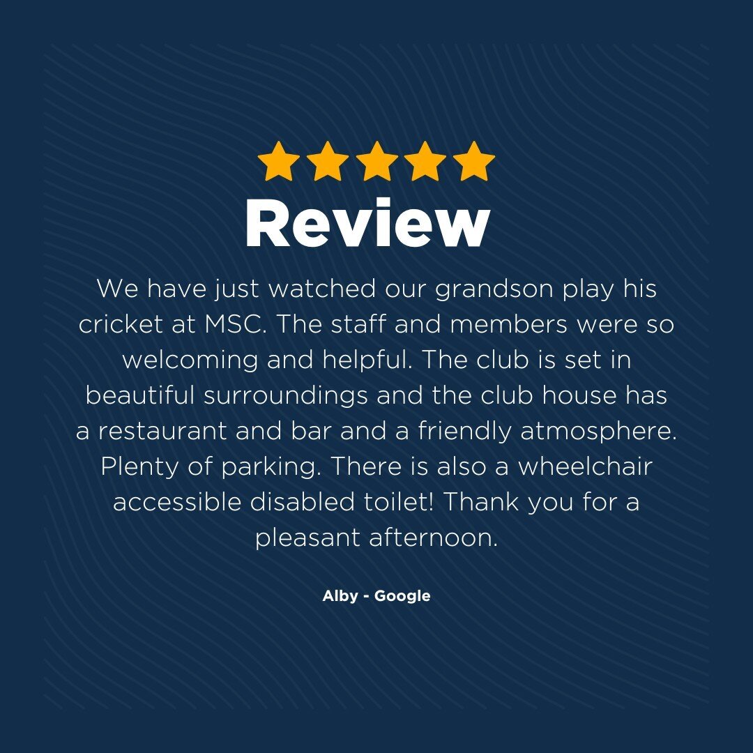 Thanks Alby for your Google review! 

Middleton Sports Club is a friendly and inclusive members' venue, that welcomes visitors and spectators. Have you visited us? 

#MiddletonSportsClub