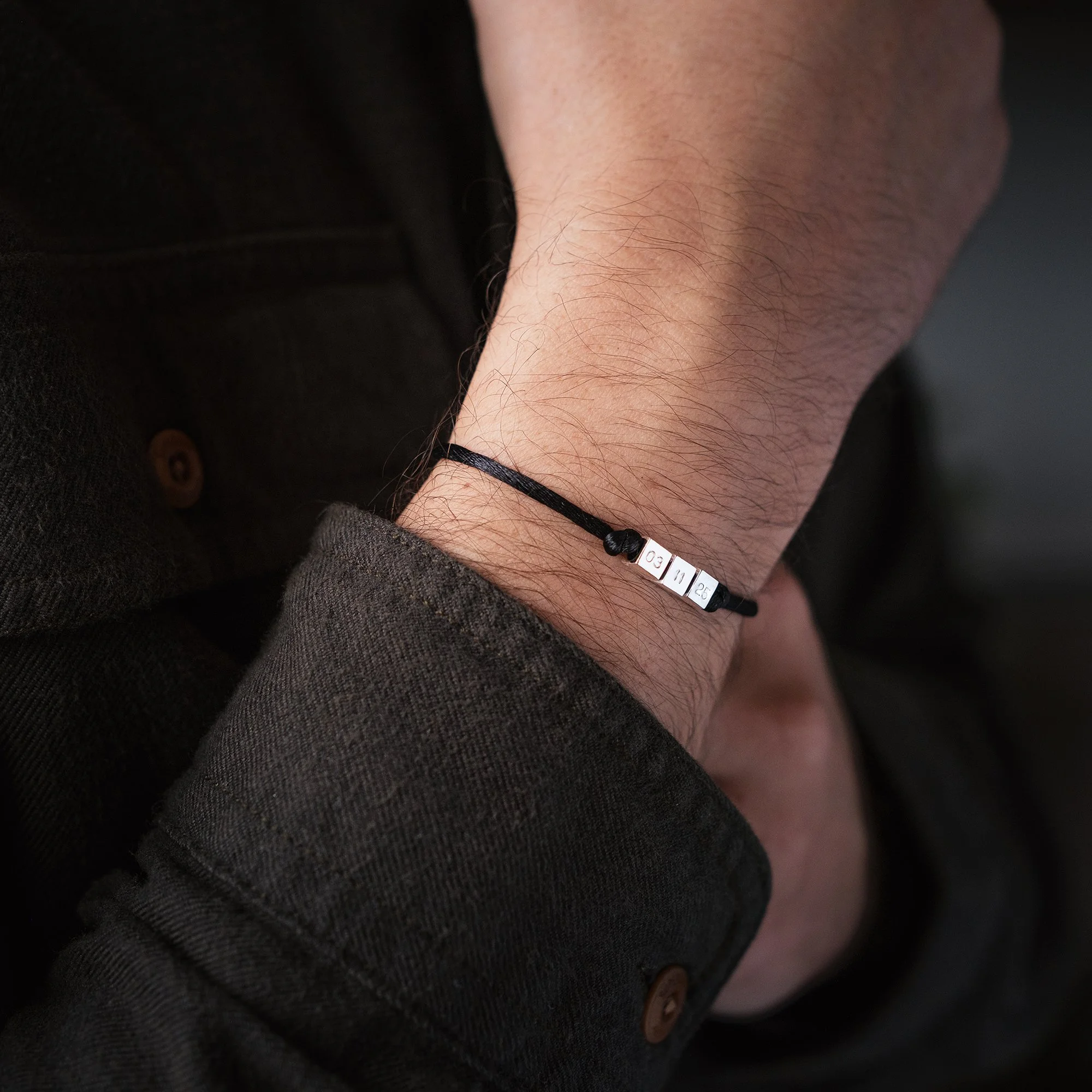 Mens Cube Bead Bracelet 3.jpg