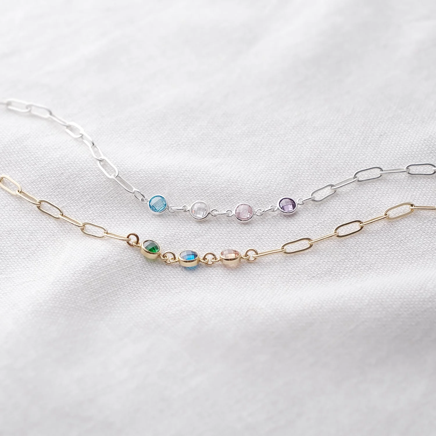 Birthstone Paperclip Bracelet Model IV.jpg