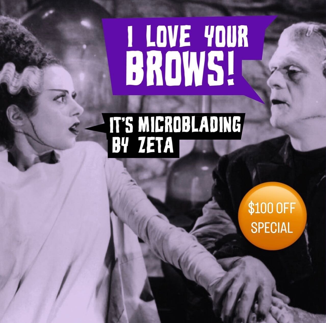 🎃Treat yourself, be brow ready for the holidays and get $100 OFF! 🕸🕷
💀From now until Oct 31st when you book your microblading appointment with me you&rsquo;ll get a discount. 
🎄This appointment can be from any date from now until Christmas. 
🔮F