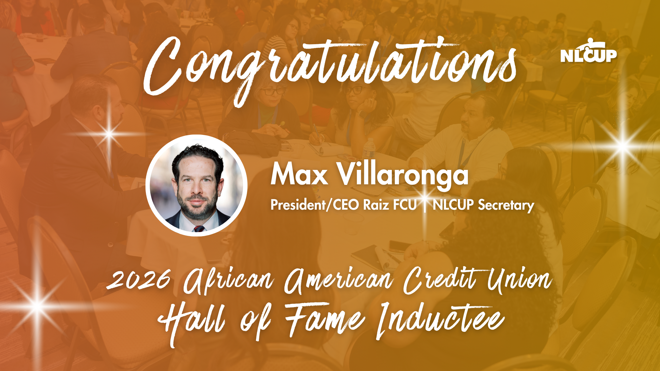 Raiz Federal Credit Union President/CEO and NLCUP Board Secretary Max Villaronga inducted into AACUC Hall of Fame