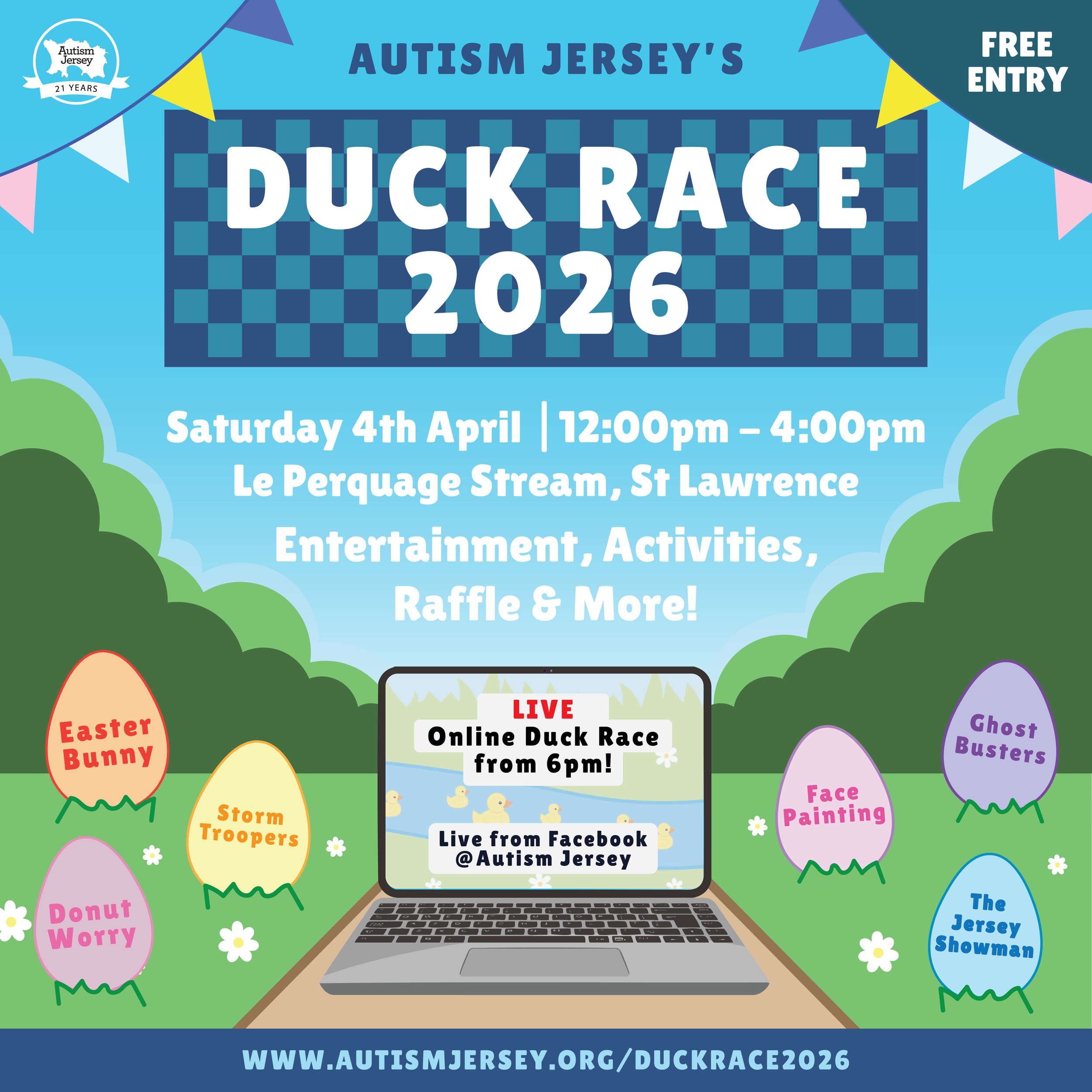 Autism Jersey’s Annual Duck Race 2026