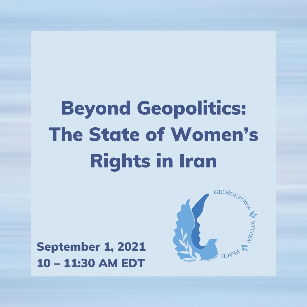 ✨ TOMORROW, 10am EDT ✨⁠
⁠
Beyond the geopolitical issues and nuclear developments that drive public attention on Iran, women continue to struggle for their rights and dignity. Join us for this event, that is spotlighting the situation for women in Ir