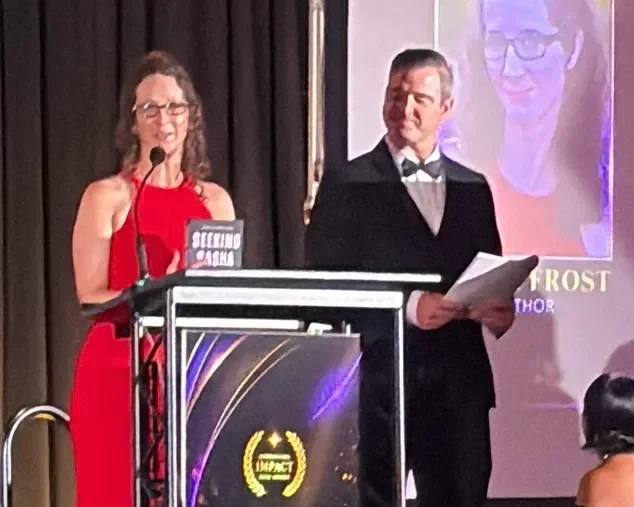 Laura Frost Speaks at International Impact Book Awards