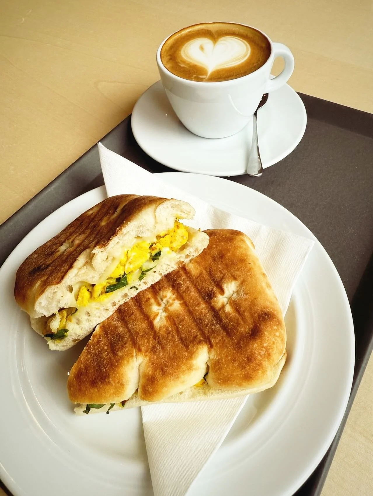 Bio Egg - herbs butter mayo and a good cappuccino #pinsae28