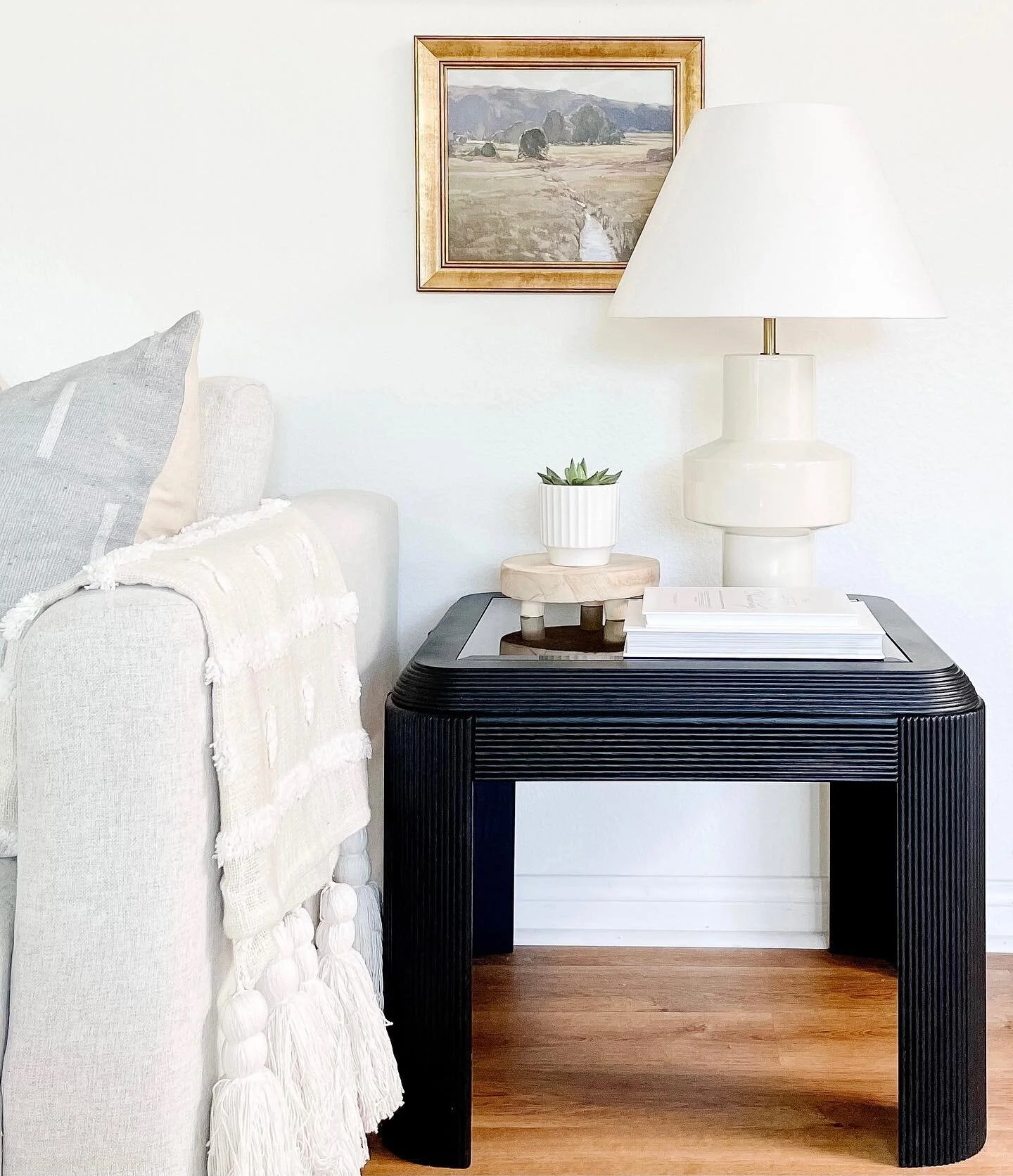 Yesterday, I ordered a new piece for this little spot! If you watched my stories you know what I&rsquo;m talking about. @targetstyle @studiomcgee got me again&hellip;

This up-cycled table from @ocgoodwill has served us well but it&rsquo;s time for i