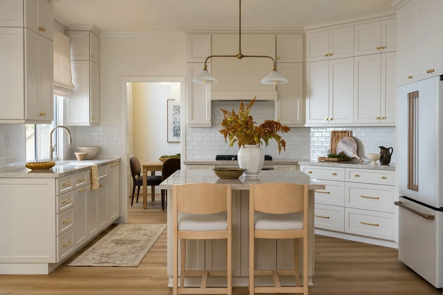 Same, same, but different✨
After years as a rental, the kitchen at Project Culver was in need of a refresh. Keeping the layout mostly the same, we gave this space new life with fresh finishes and a creamy color palette. Also - it’s magic what