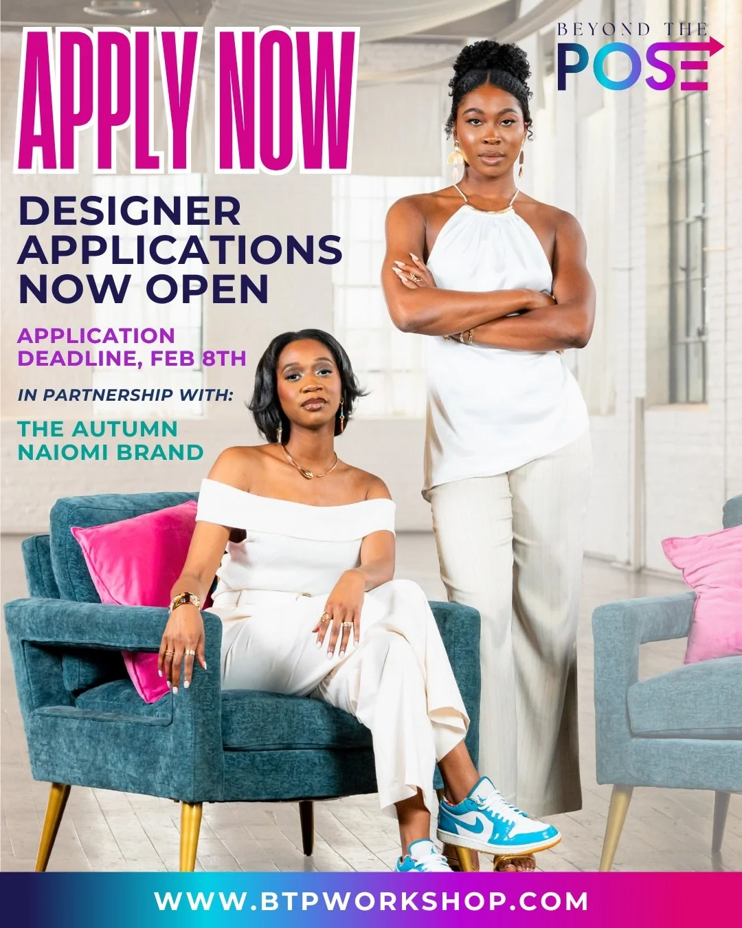 📣 Designer Applications for BEYOND THE POSE are OPEN! 📣

Fashion designers, accessory brands &amp; boutique owners &mdash; this is for YOU! ✨

Showcase your work on agency models, captured by Atlanta&rsquo;s top photographers for marketing, look bo