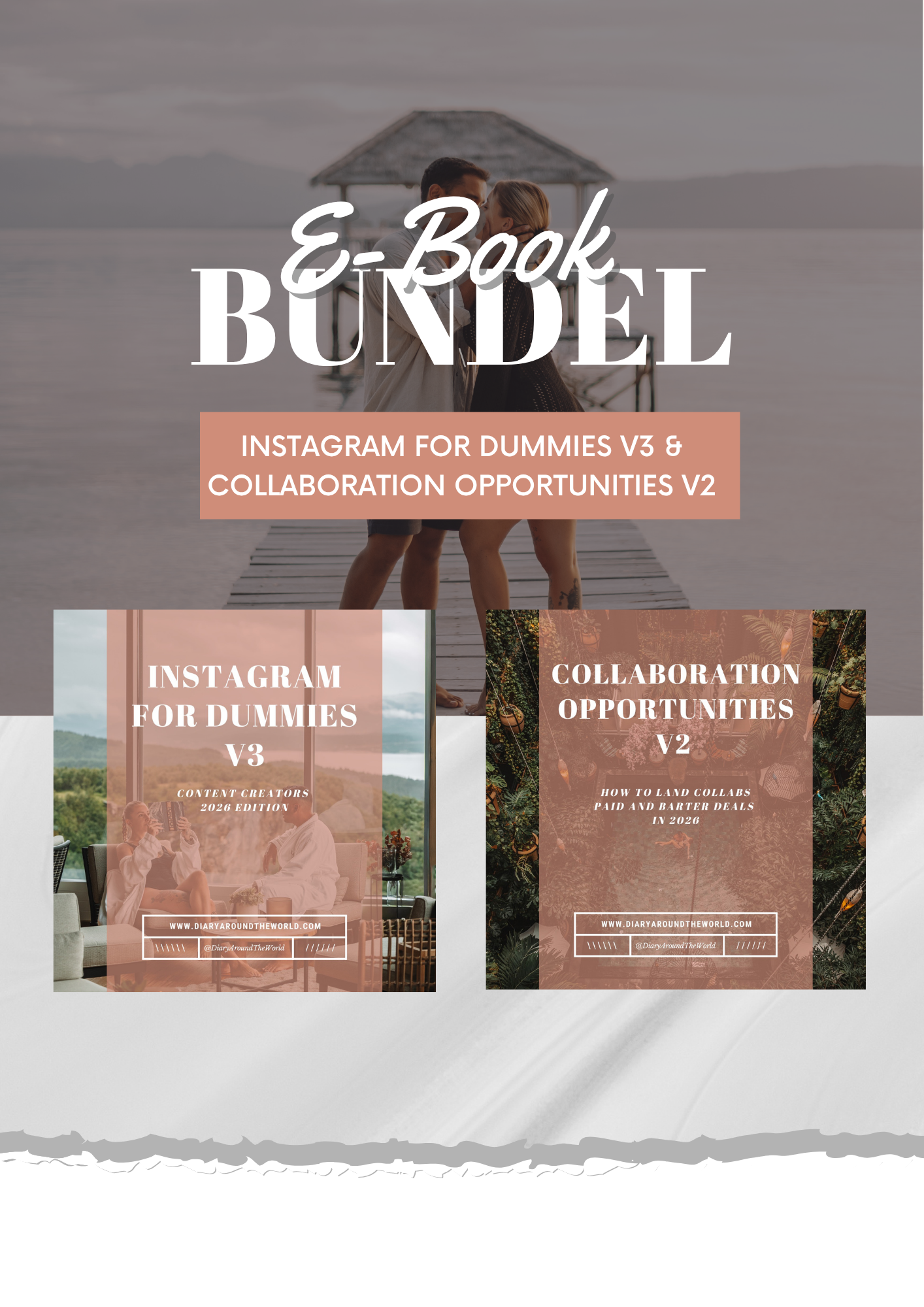 NEW Bundle Pack - Instagram for Dummies V3  & Collaboration Opportunities V2 - DATW Edition