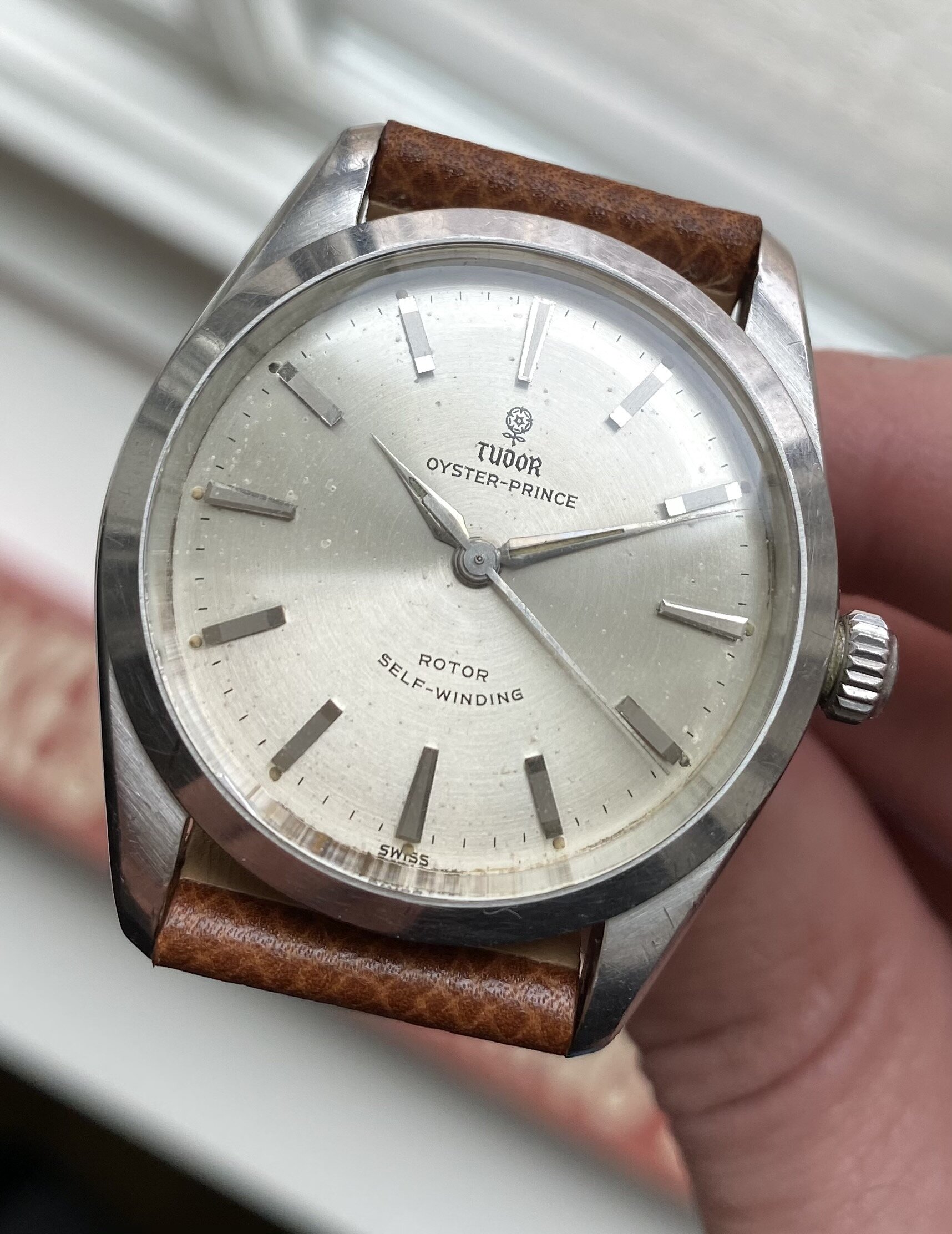 Tudor Oyster Prince — Rose Dial — Danny's Vintage Watches