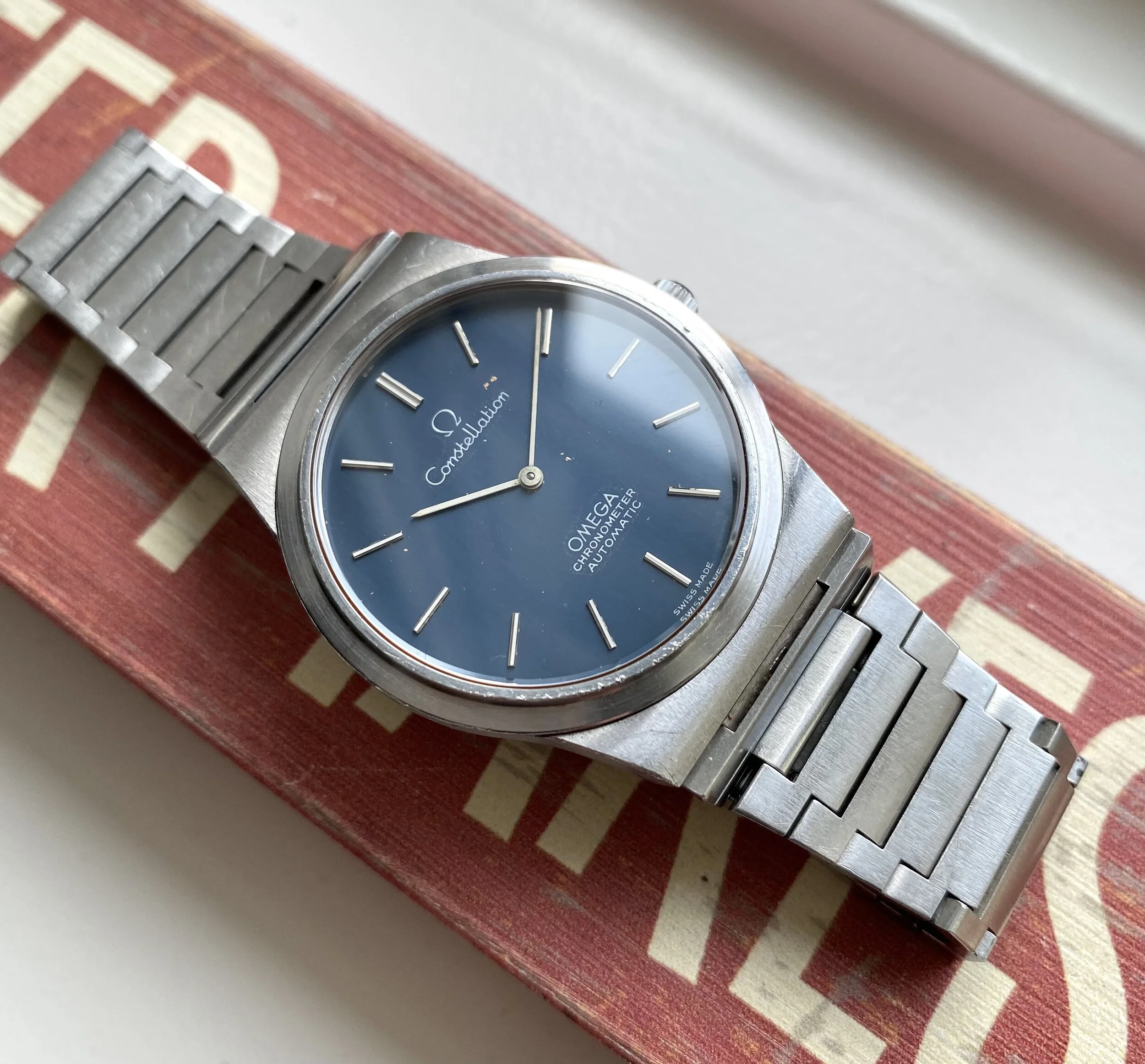 Omega Constellation — Blue Dial 