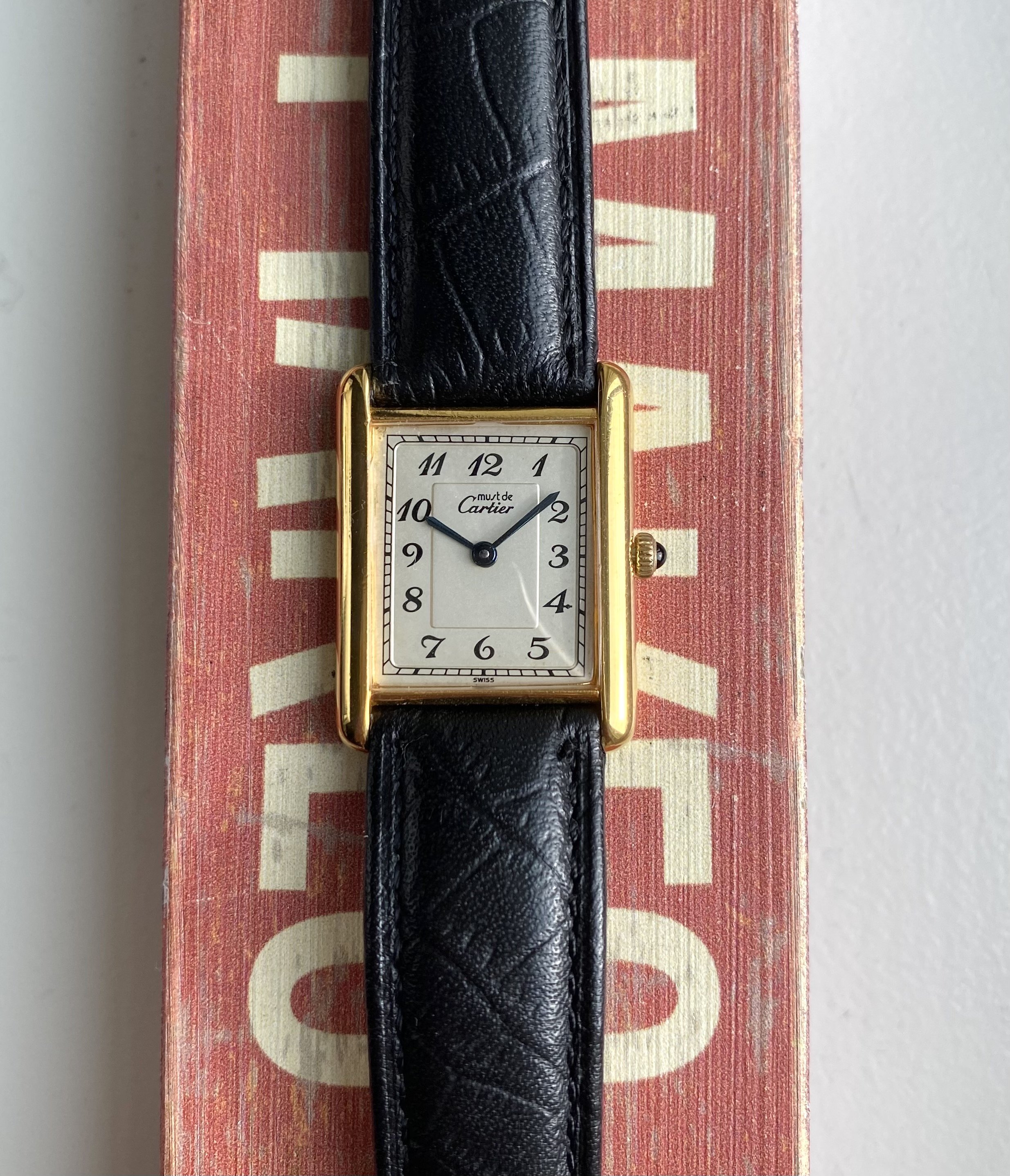 Cartier Tank — Arabic Numeral Dial — Danny's Vintage Watches
