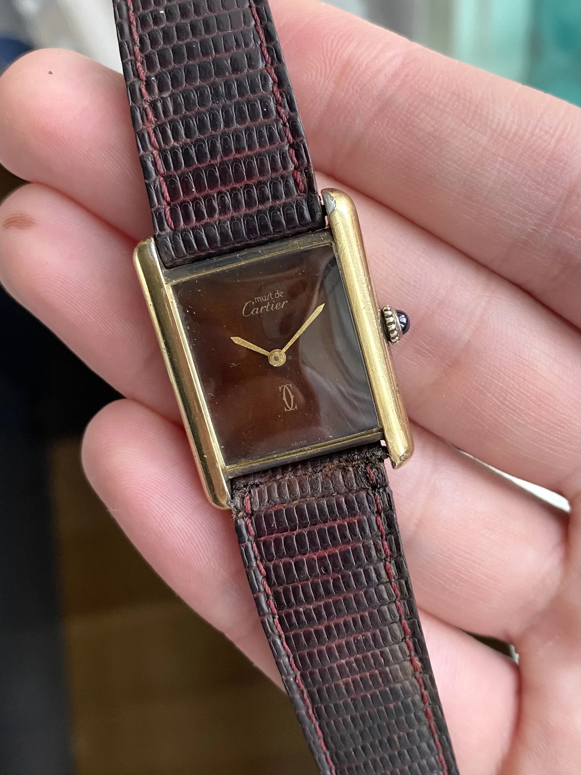 Must de Cartier - Brown Dial. — Danny's Vintage Watches
