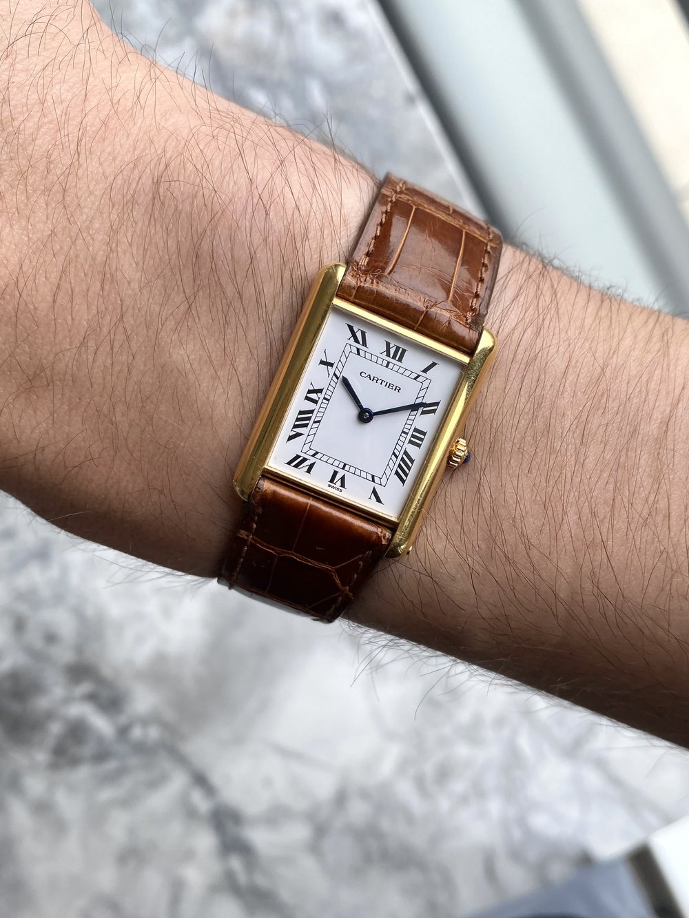 Cartier Tank Louis - Box and Papers. — Danny's Vintage Watches