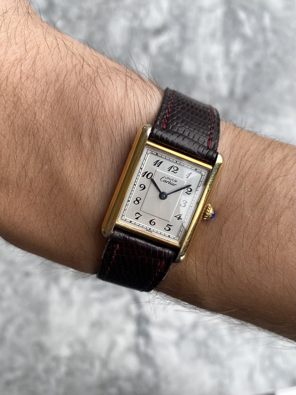Cartier Tank - Arabic Numerals. — Danny's Vintage Watches