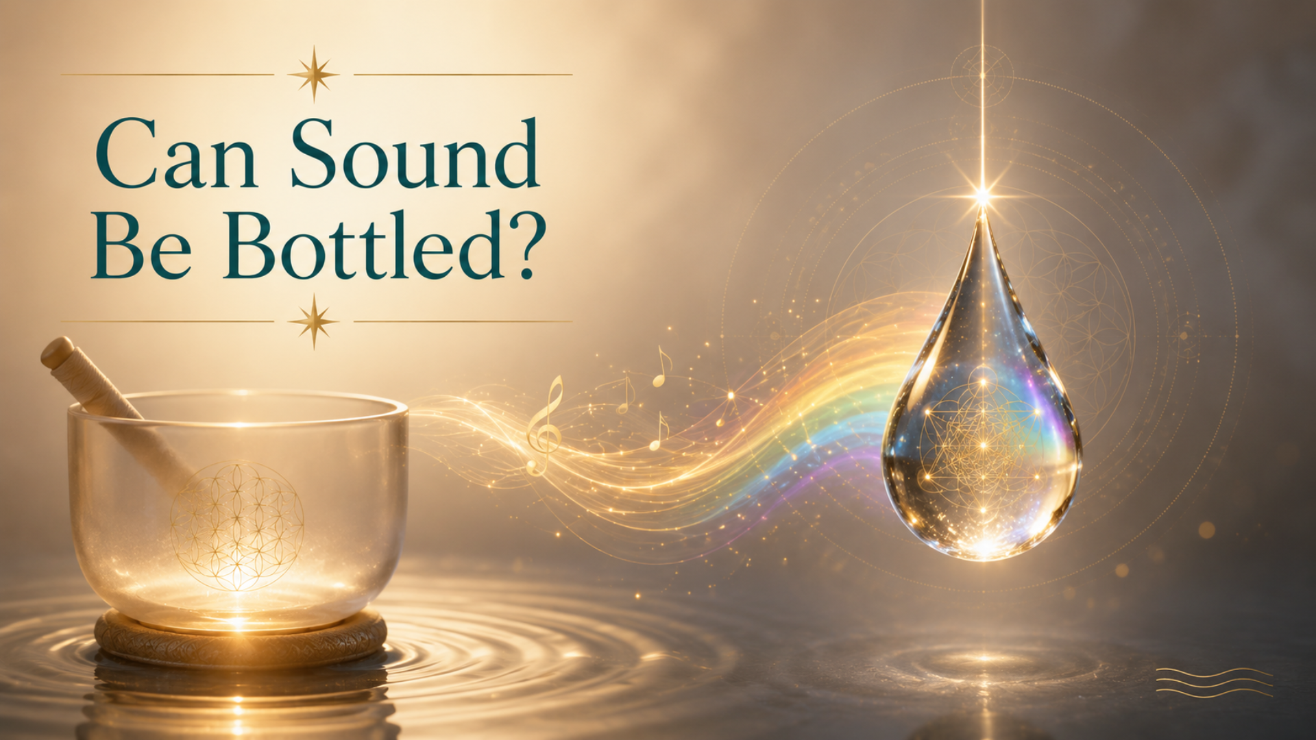 can sound be bottled?