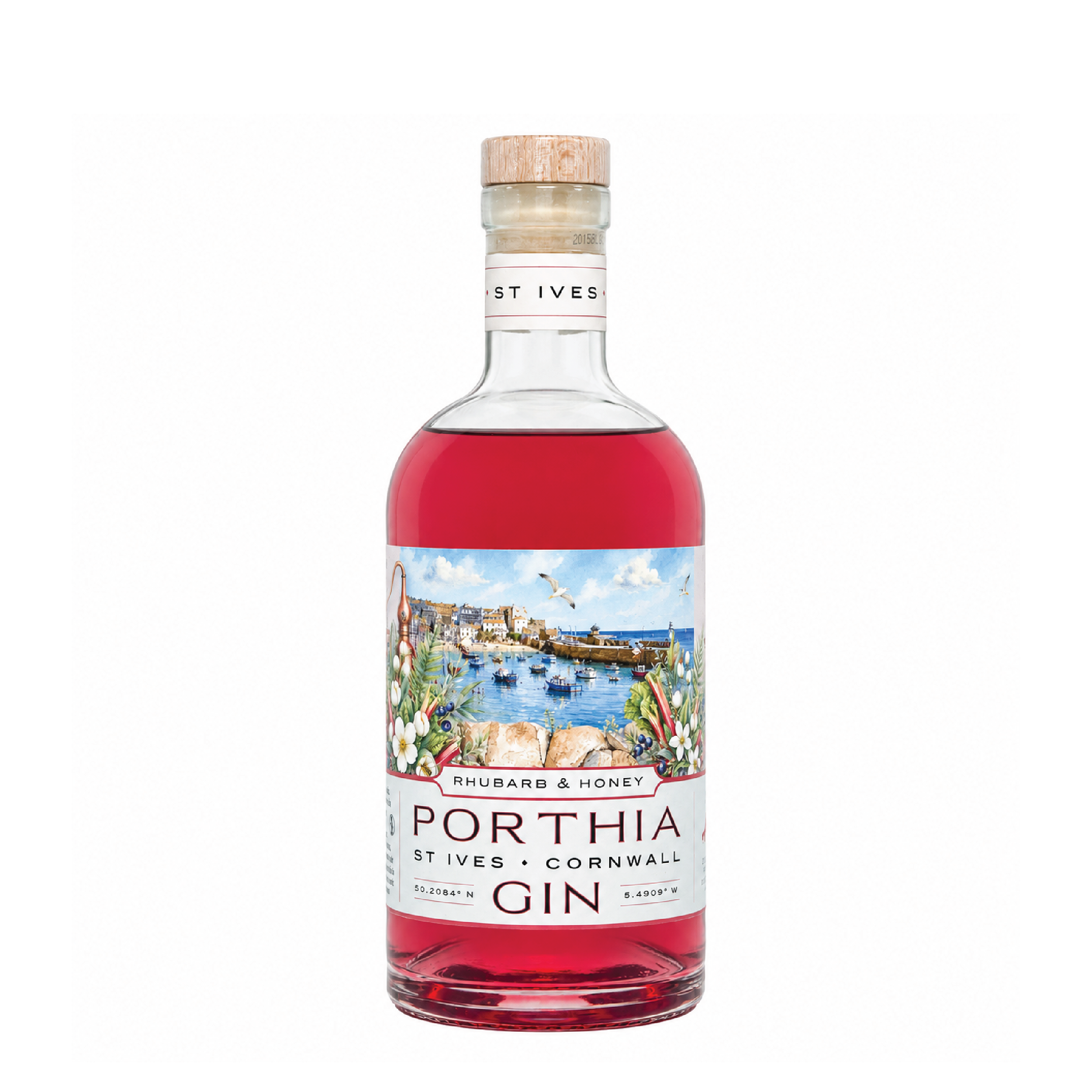 Porthia Gin - Rhubarb & Honey 70cl