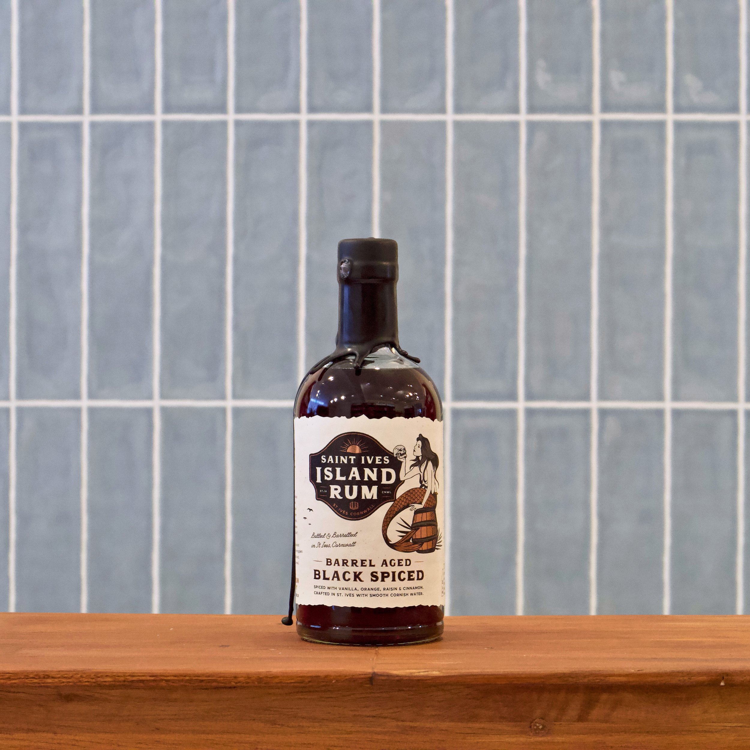 St Ives Island Rum - Black Spiced 70cl