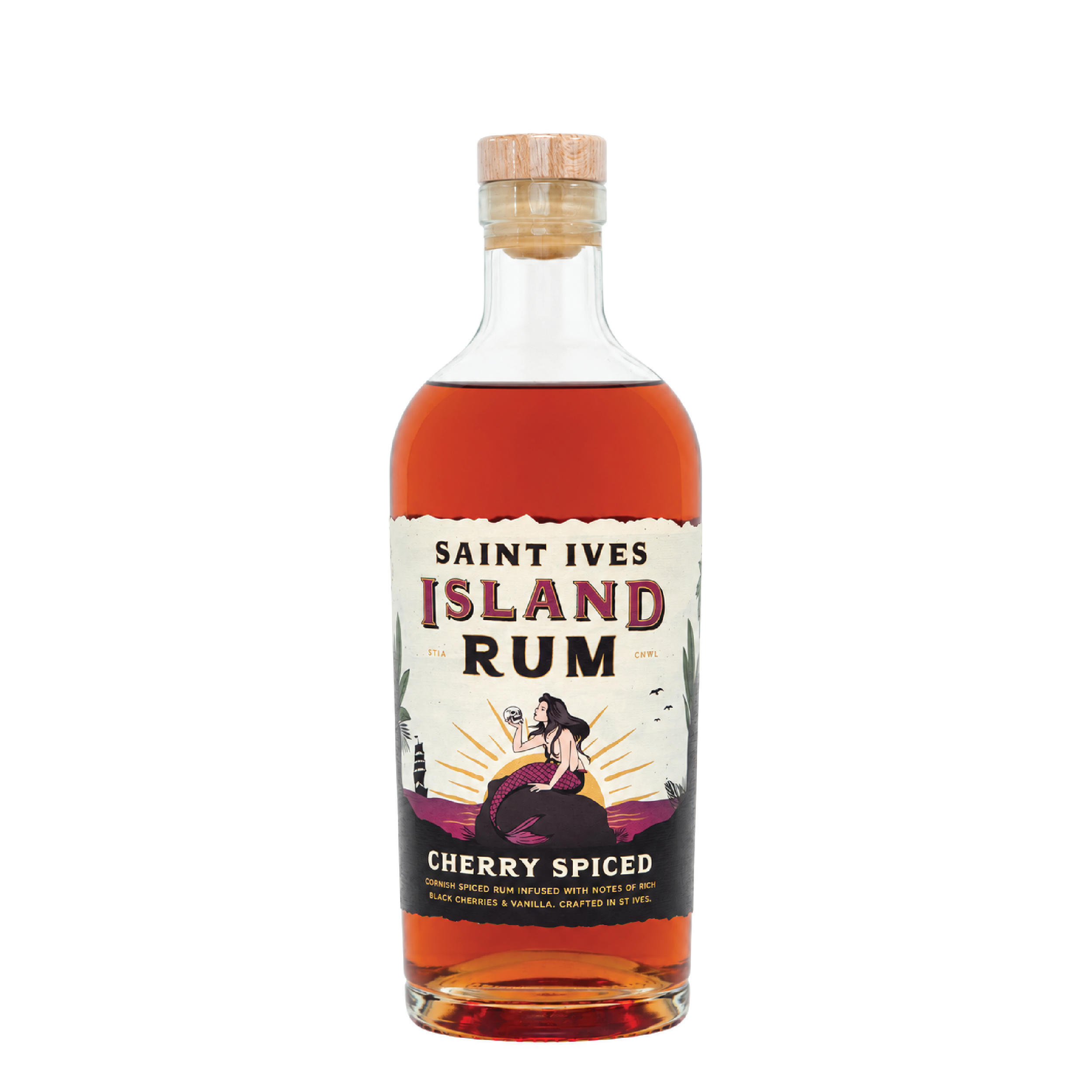 St Ives Island Rum - Cherry Spiced 70cl