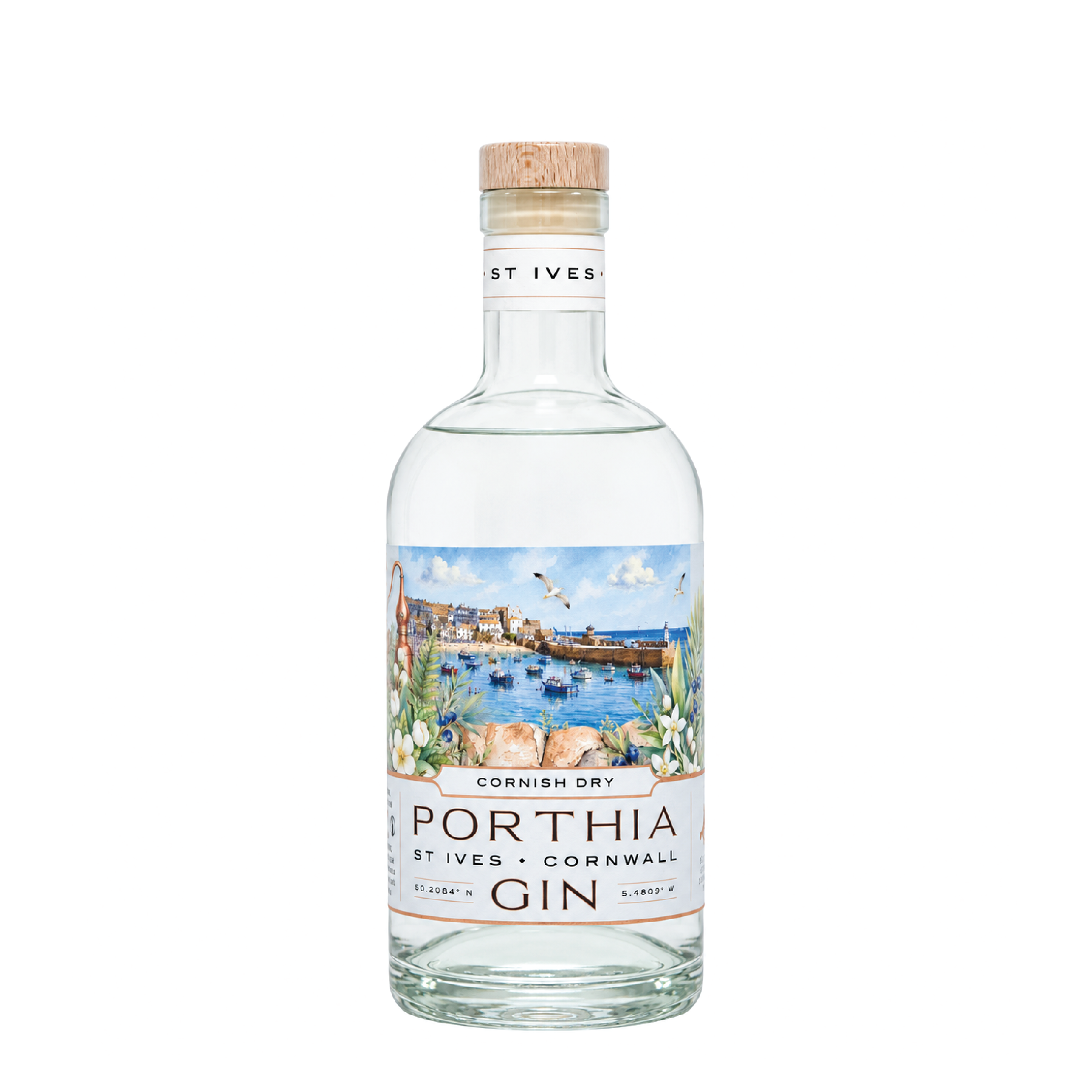 Porthia Gin - Cornish Dry 70cl