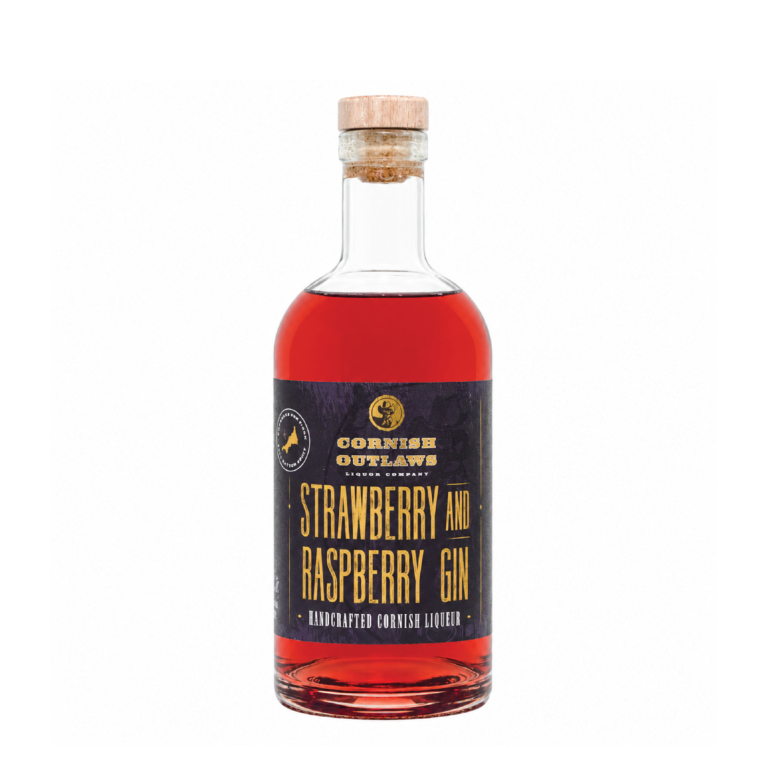 Cornish Outlaws - Strawberry & Raspberry Gin 70cl