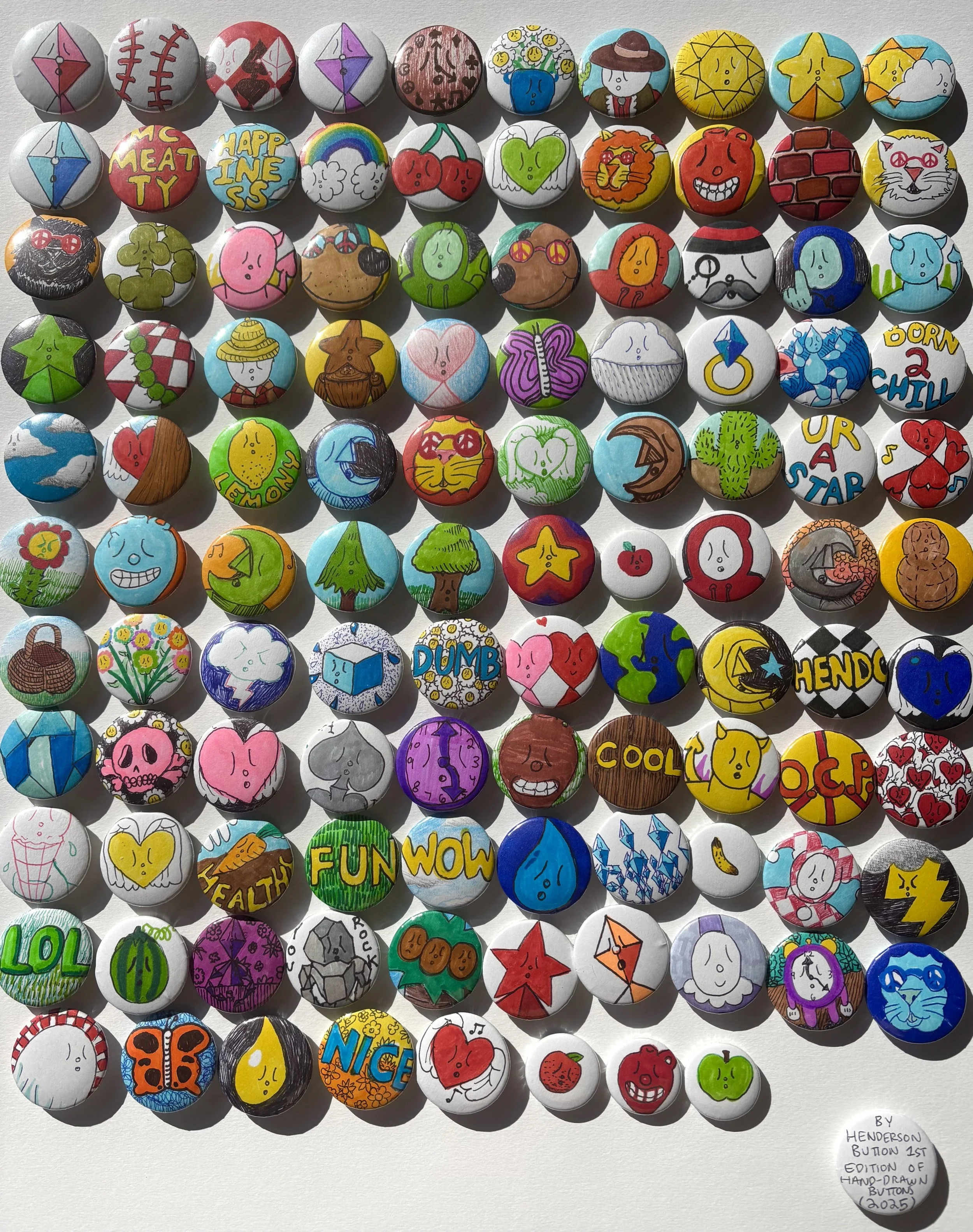 BUTTONS  5-Pack Mystery #1