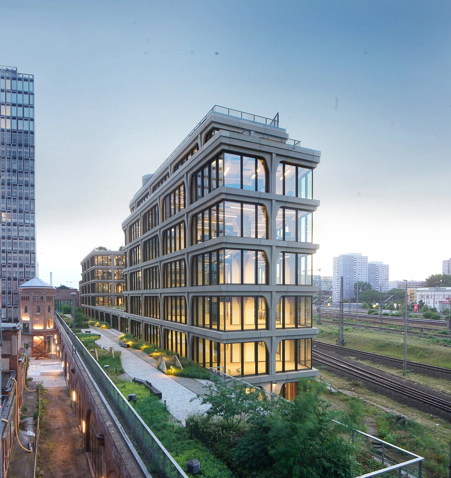 Architektur Büro Gebäude am Postbahnhof