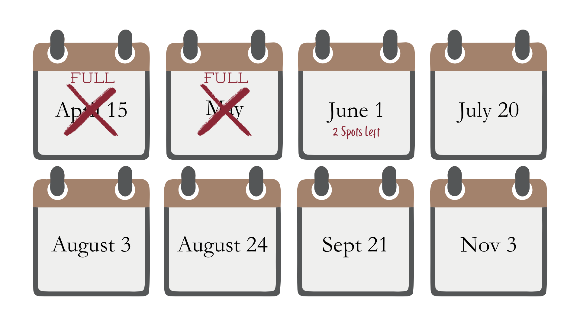 Upcoming Beef Harvest Dates
